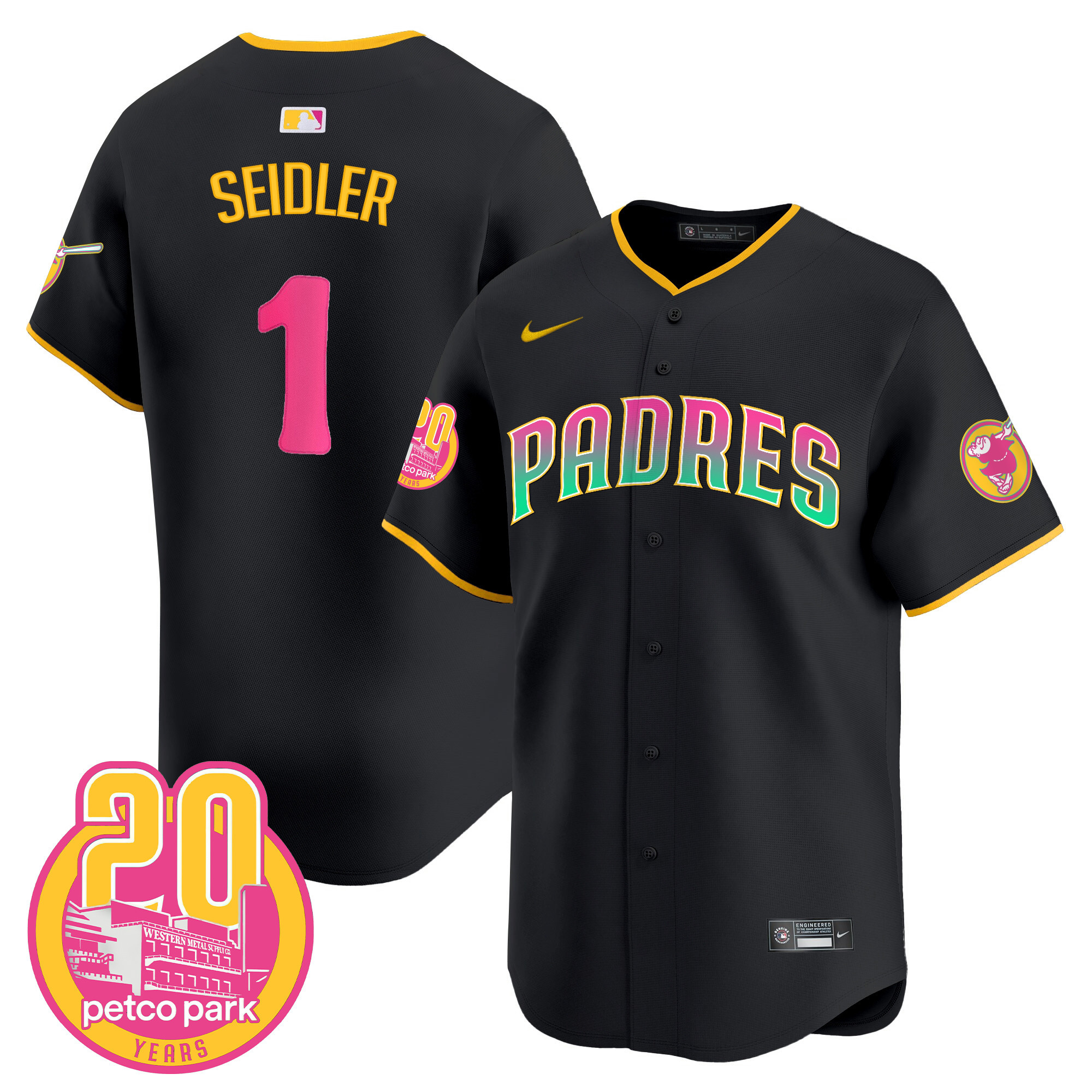 Men's Padres 2024 San Diego City Style Vapor Premier Limited Jersey – All Stitched