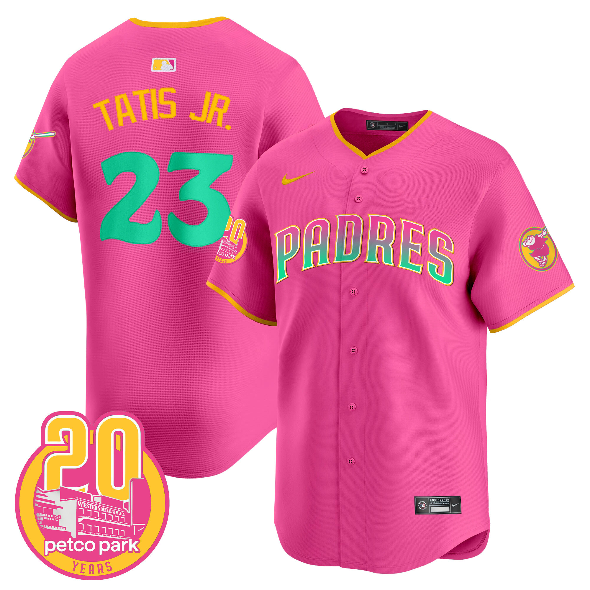Men's Padres 2024 San Diego City Style Vapor Premier Limited Jersey – All Stitched