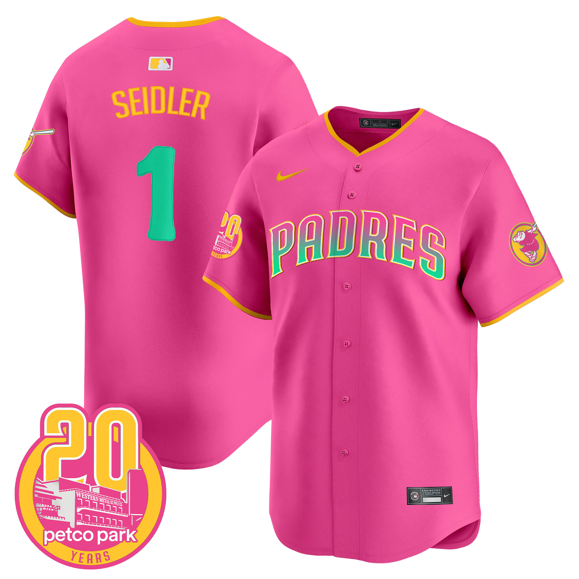 Men's Padres 2024 San Diego City Style Vapor Premier Limited Jersey – All Stitched