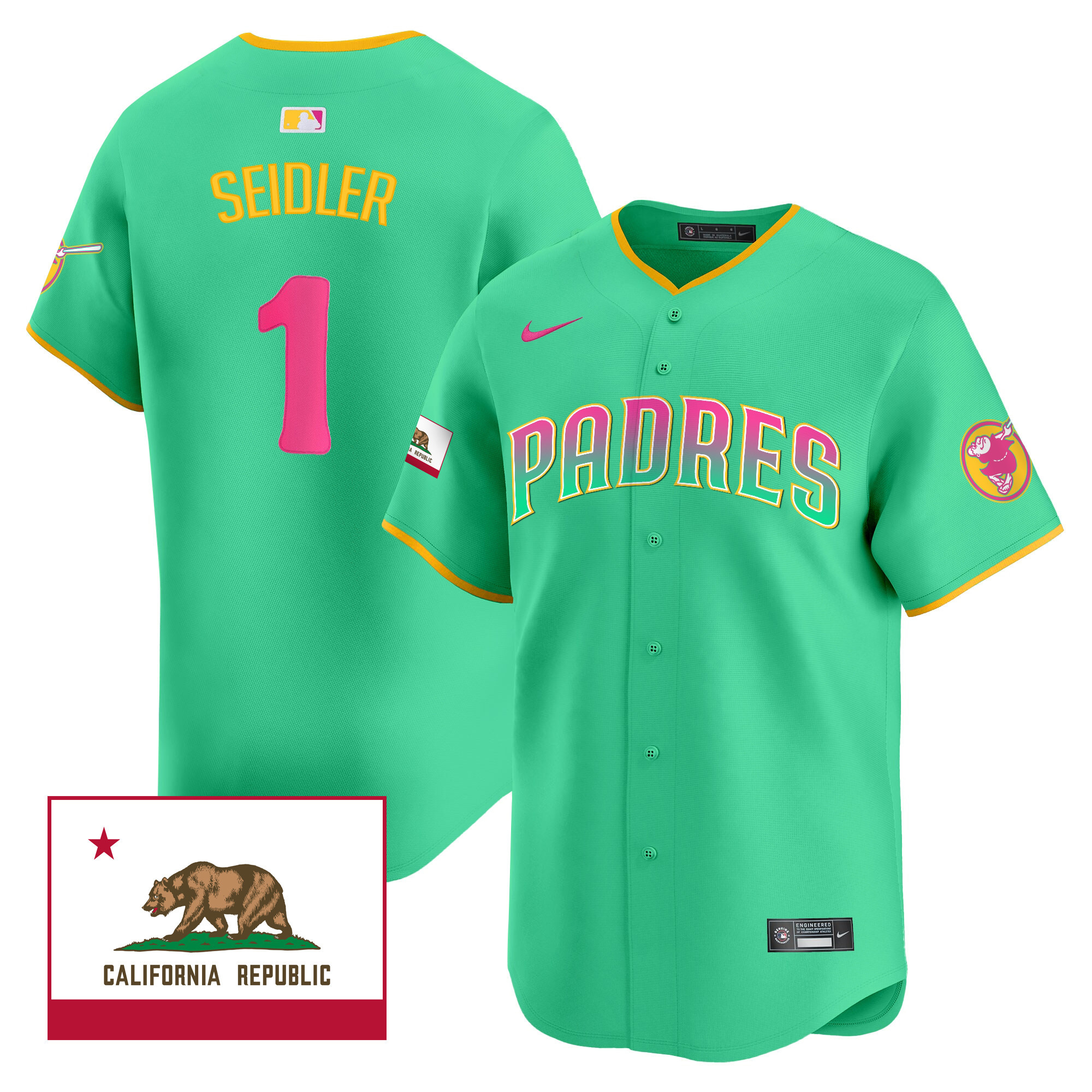 Men's Padres 2024 San Diego City Style Vapor Premier Limited Jersey V2 – All Stitched