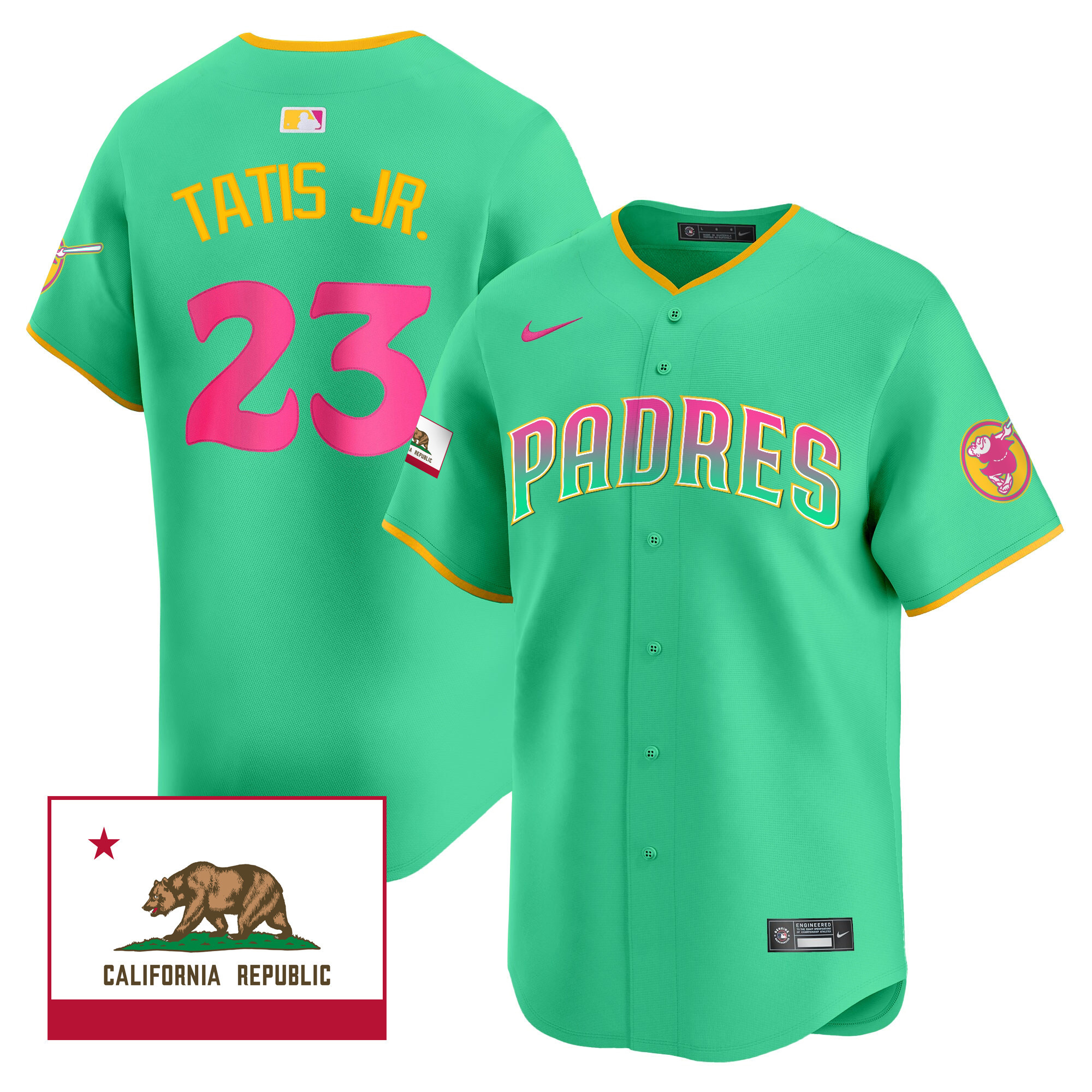 Men's Padres 2024 San Diego City Style Vapor Premier Limited Jersey V2 – All Stitched