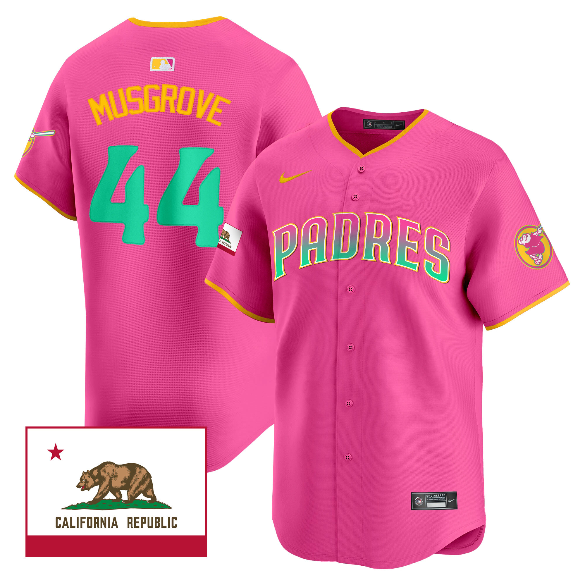 Men's Padres 2024 San Diego City Style Vapor Premier Limited Jersey V2 – All Stitched