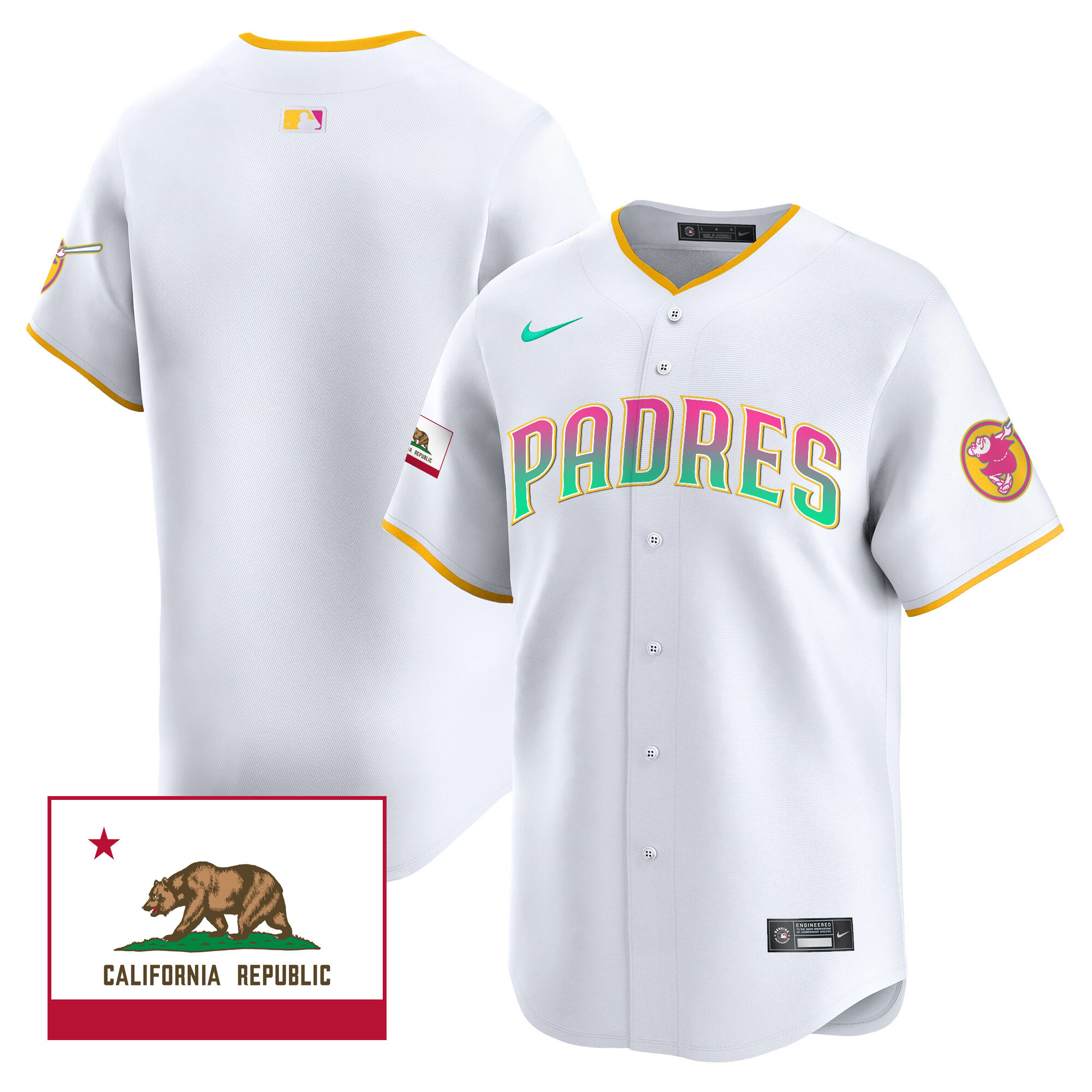 Men's Padres 2024 San Diego City Style Vapor Premier Limited Jersey V2 – All Stitched