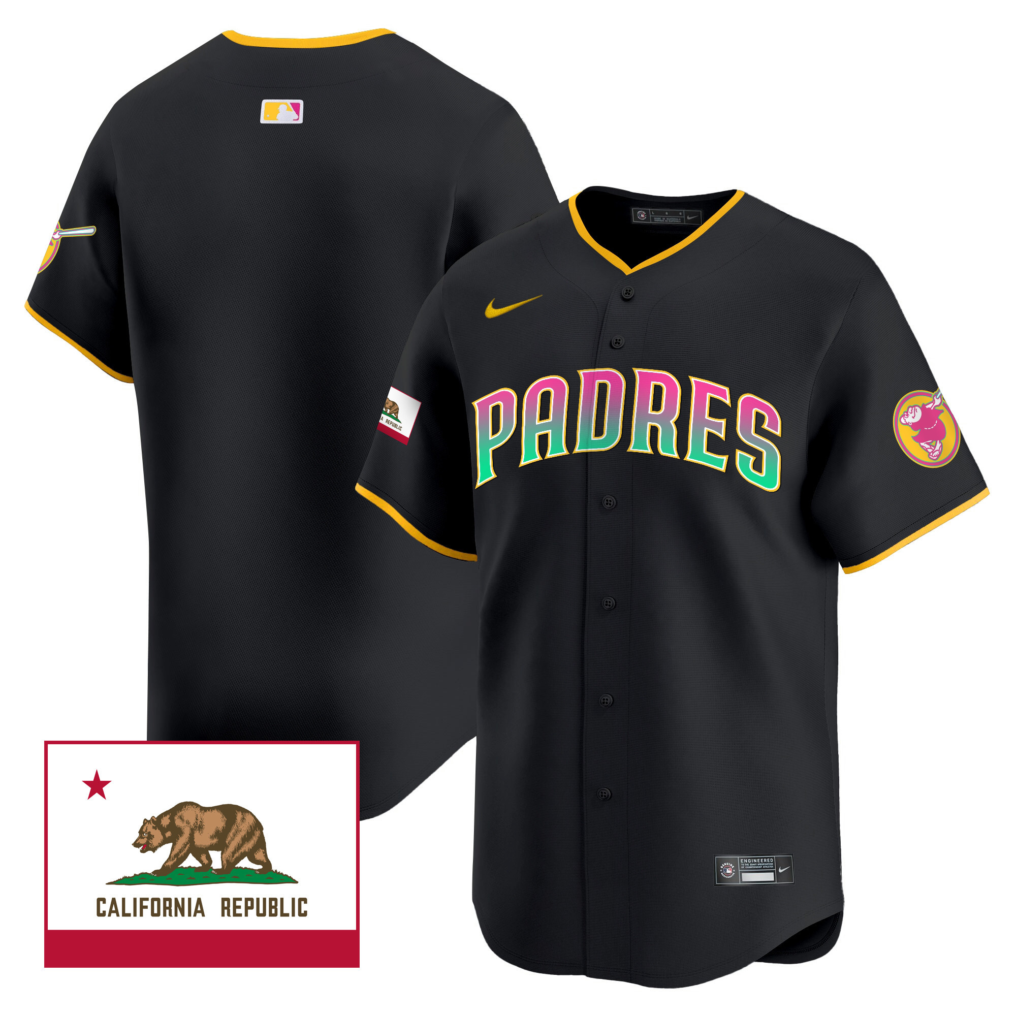Men's Padres 2024 San Diego City Style Vapor Premier Limited Jersey V2 – All Stitched