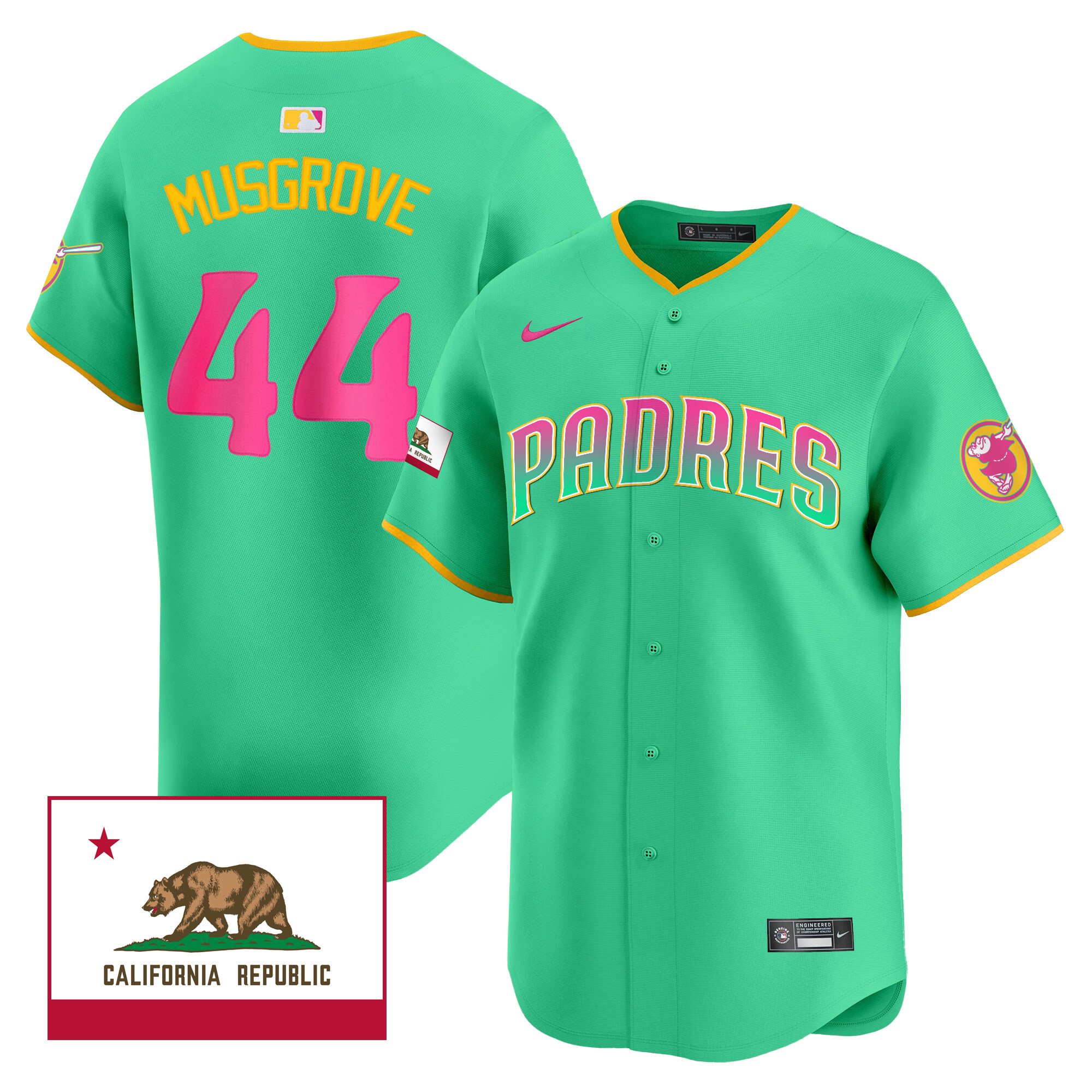 Men's Padres 2024 San Diego City Style Vapor Premier Limited Jersey V2 – All Stitched
