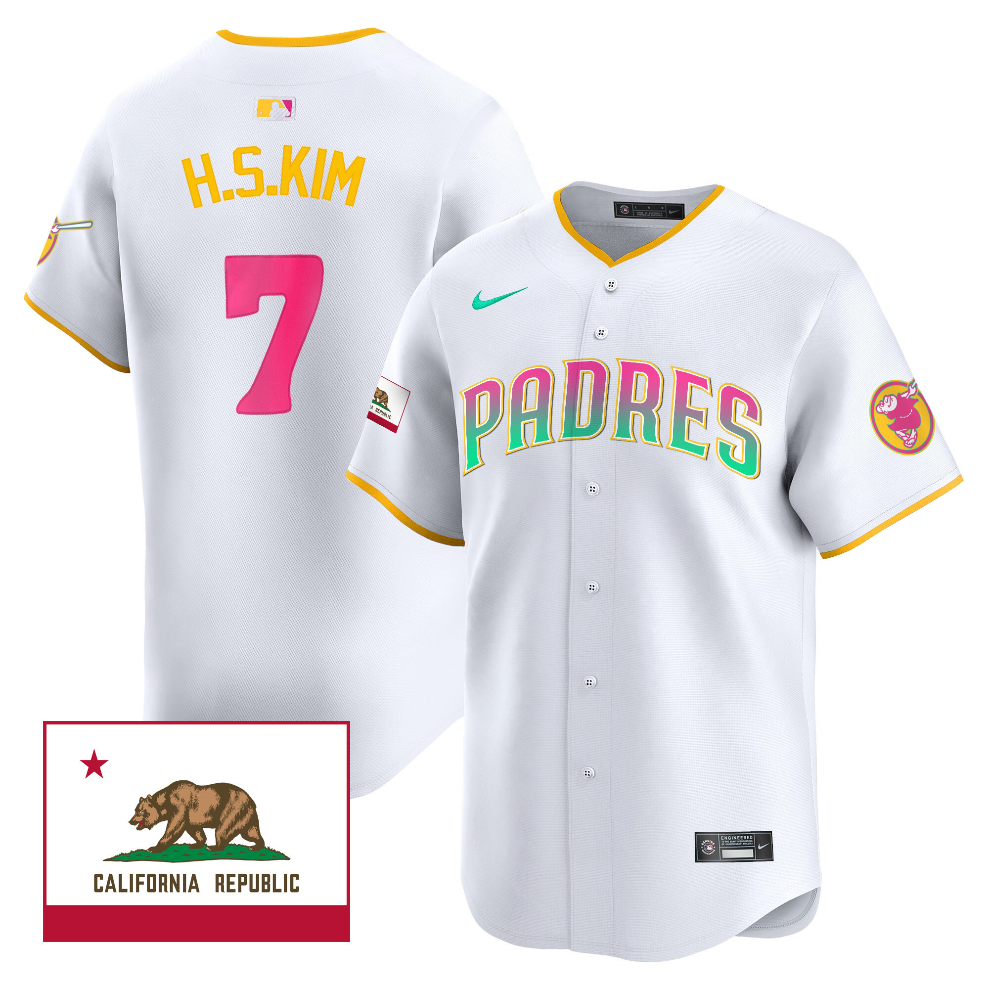 Men's Padres 2024 San Diego City Style Vapor Premier Limited Jersey V2 – All Stitched