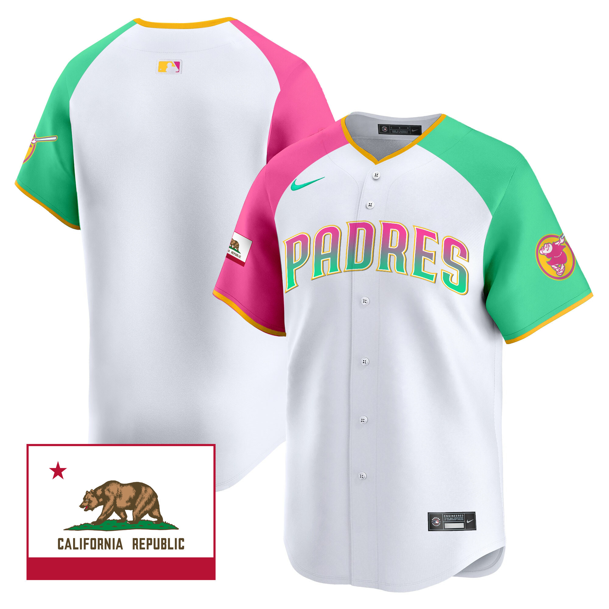 Men's Padres 2024 San Diego City Style Vapor Premier Limited Jersey V2 – All Stitched