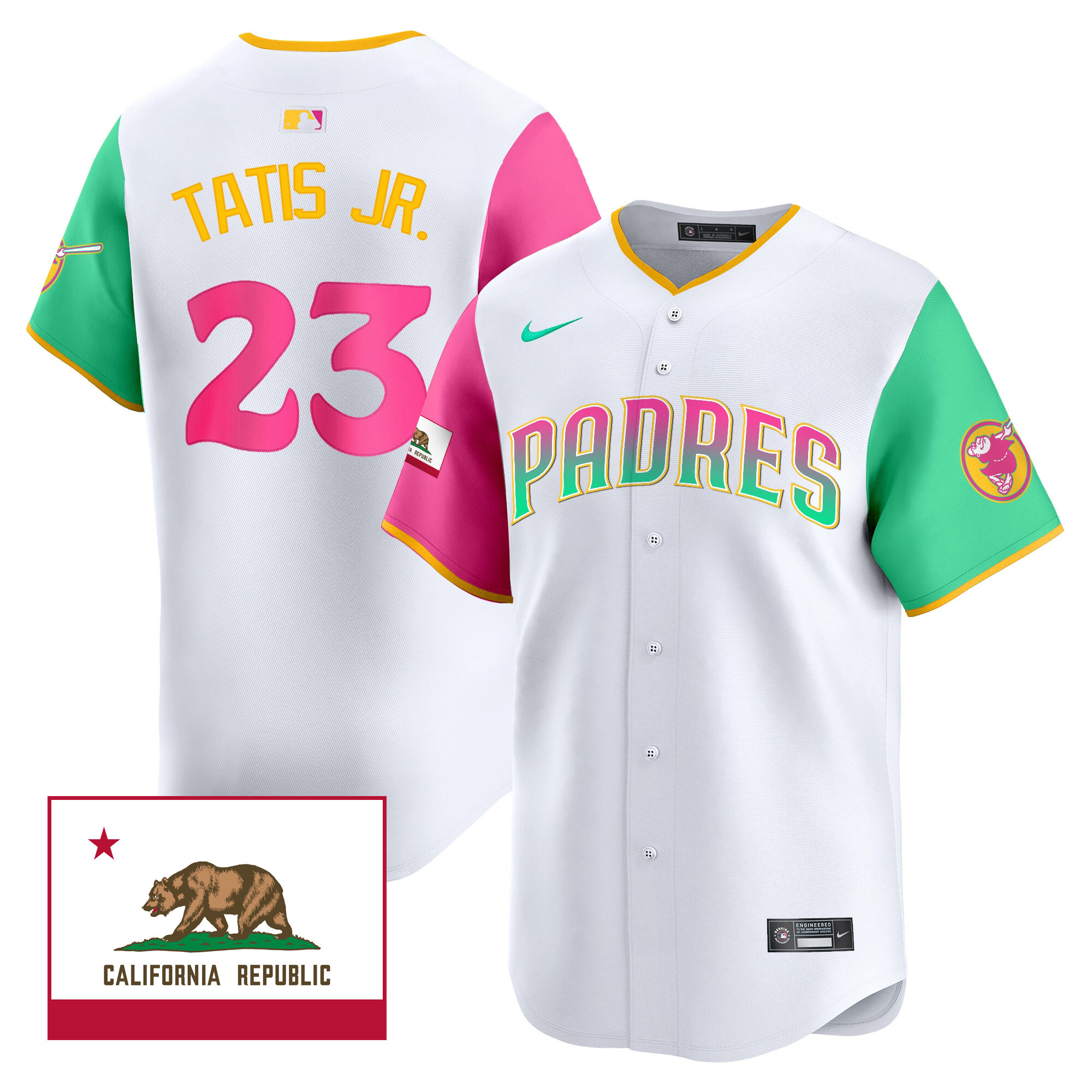 Men's Padres 2024 San Diego City Style Vapor Premier Limited Jersey V2 – All Stitched