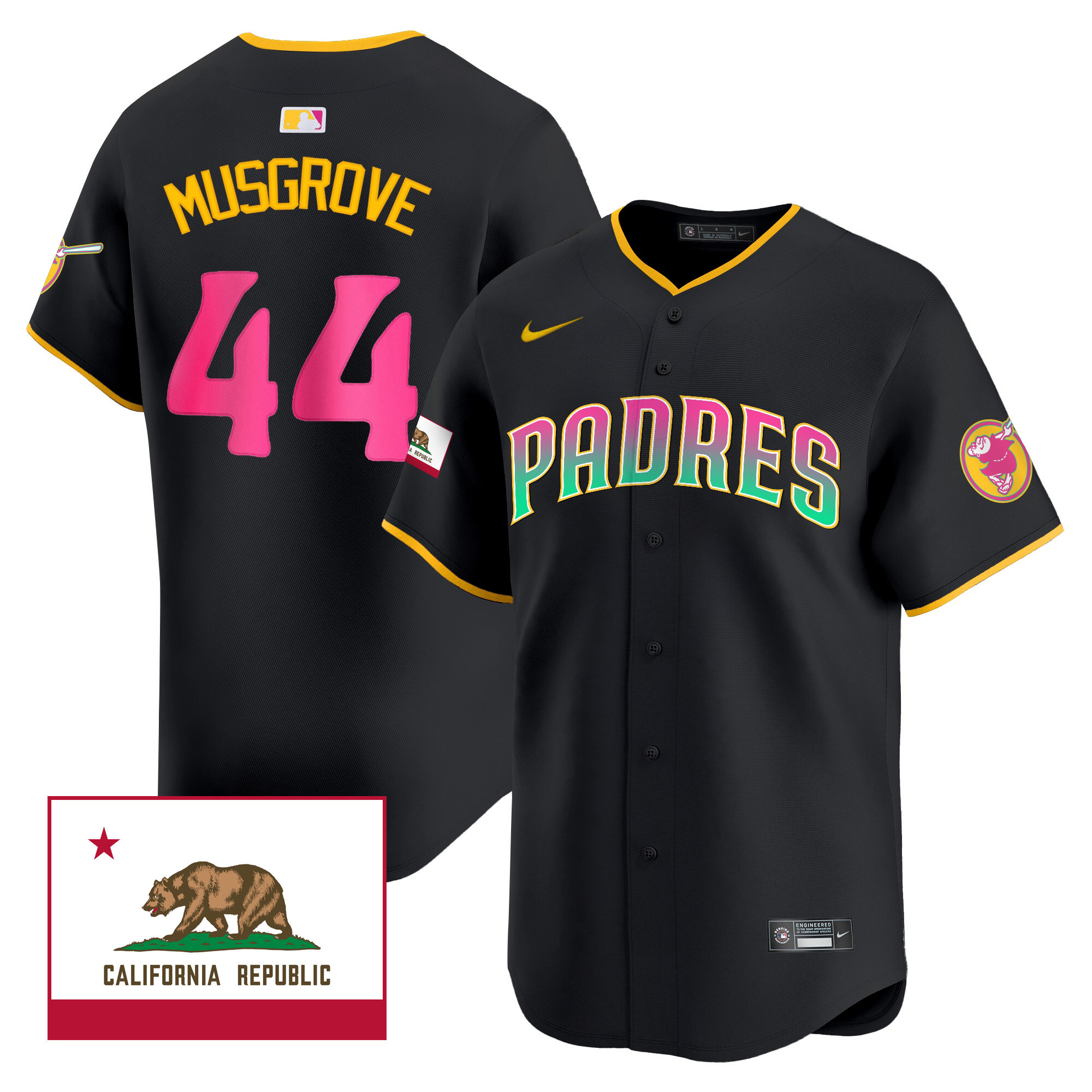 Men's Padres 2024 San Diego City Style Vapor Premier Limited Jersey V2 – All Stitched