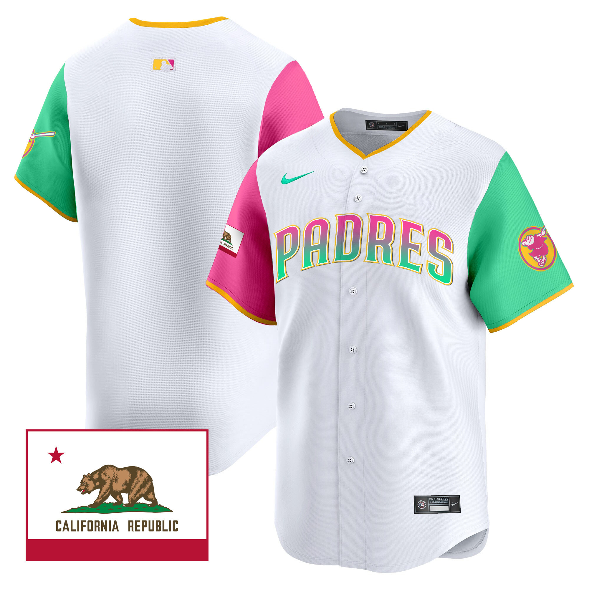 Men's Padres 2024 San Diego City Style Vapor Premier Limited Jersey V2 – All Stitched