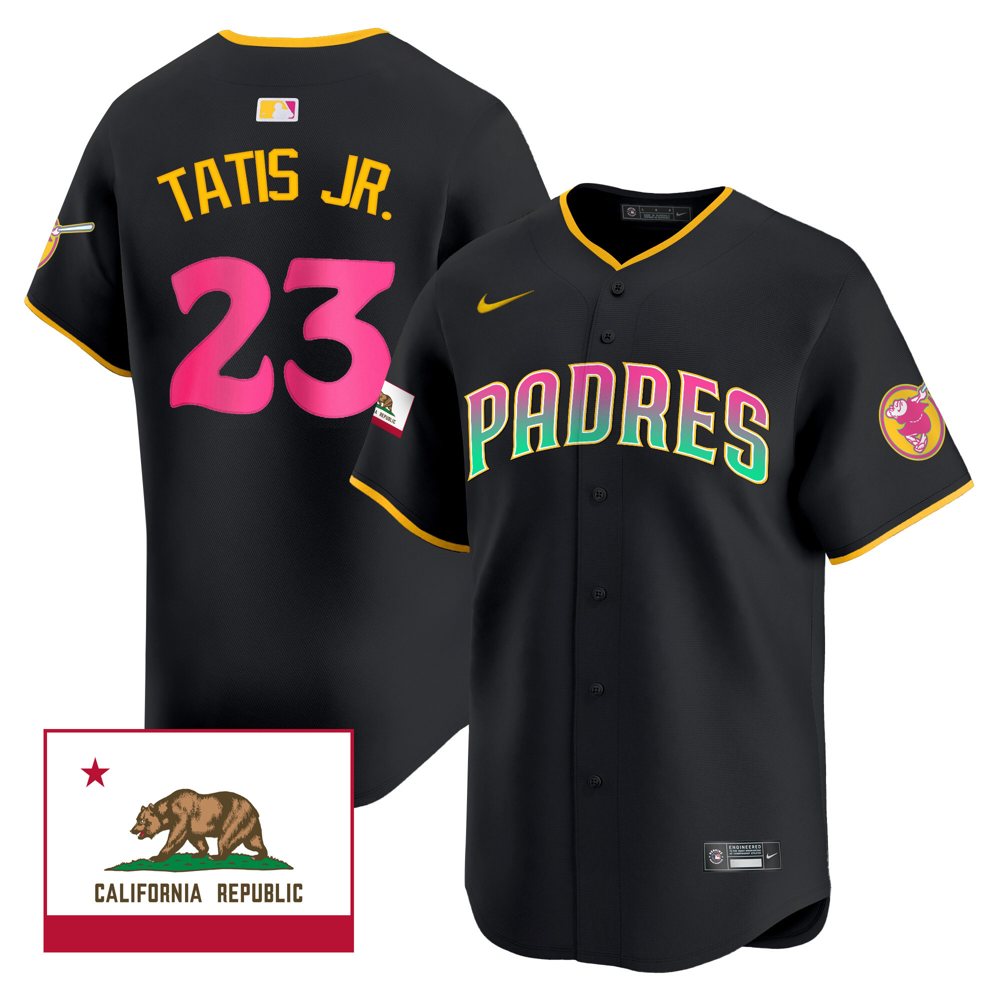 Men's Padres 2024 San Diego City Style Vapor Premier Limited Jersey V2 – All Stitched