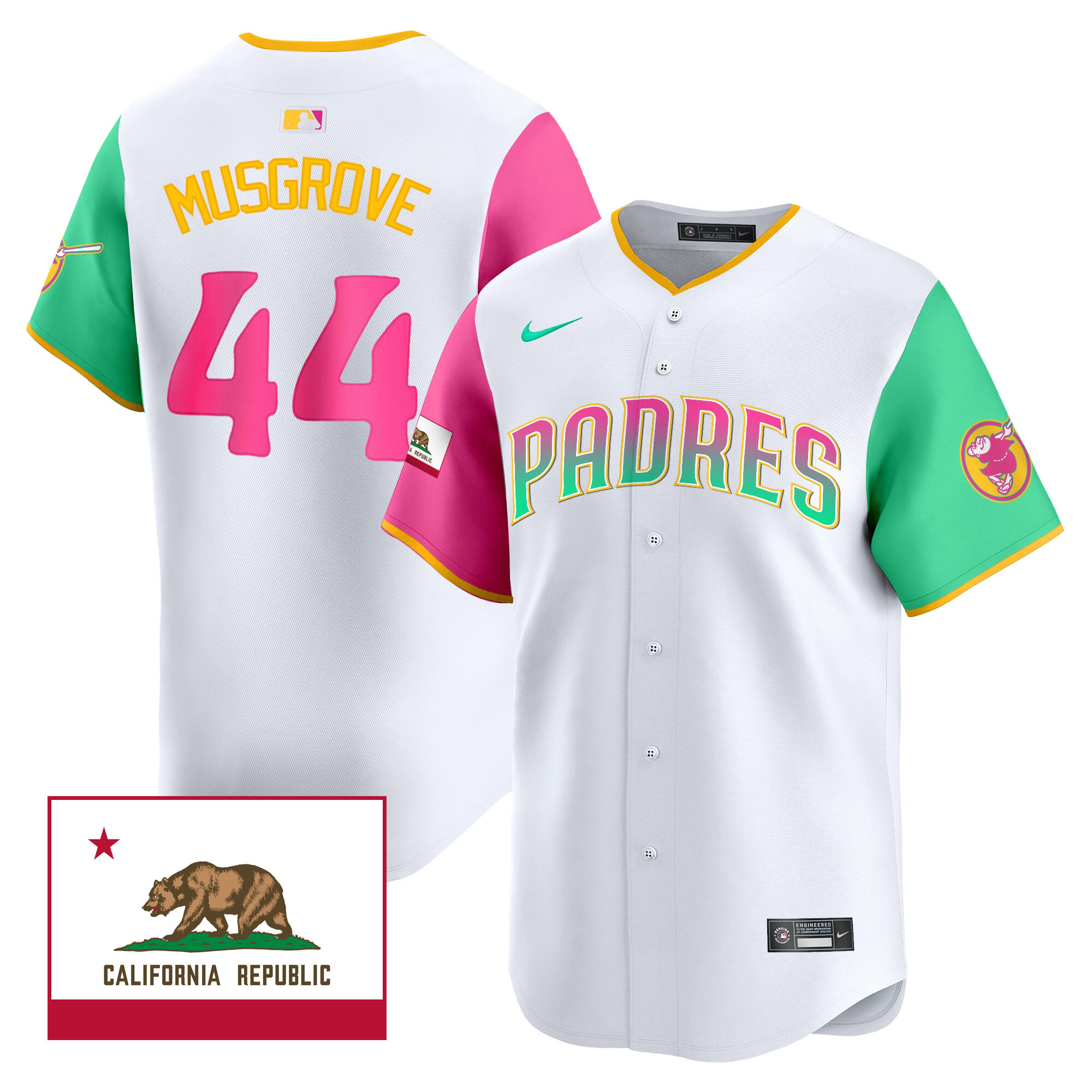 Men's Padres 2024 San Diego City Style Vapor Premier Limited Jersey V2 – All Stitched