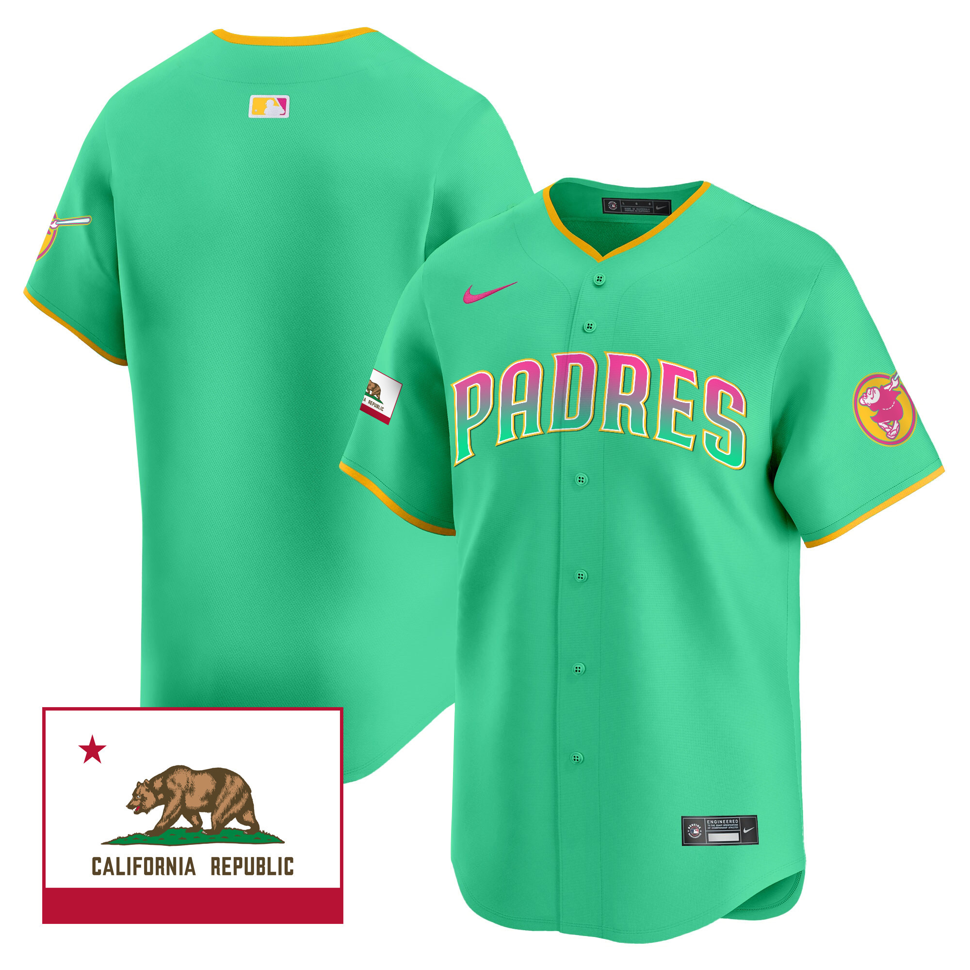 Men's Padres 2024 San Diego City Style Vapor Premier Limited Jersey V2 – All Stitched