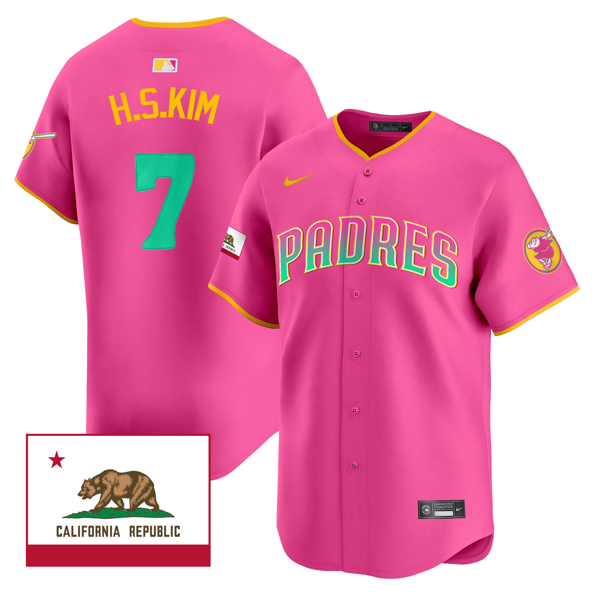 Men's Padres 2024 San Diego City Style Vapor Premier Limited Jersey V2 – All Stitched