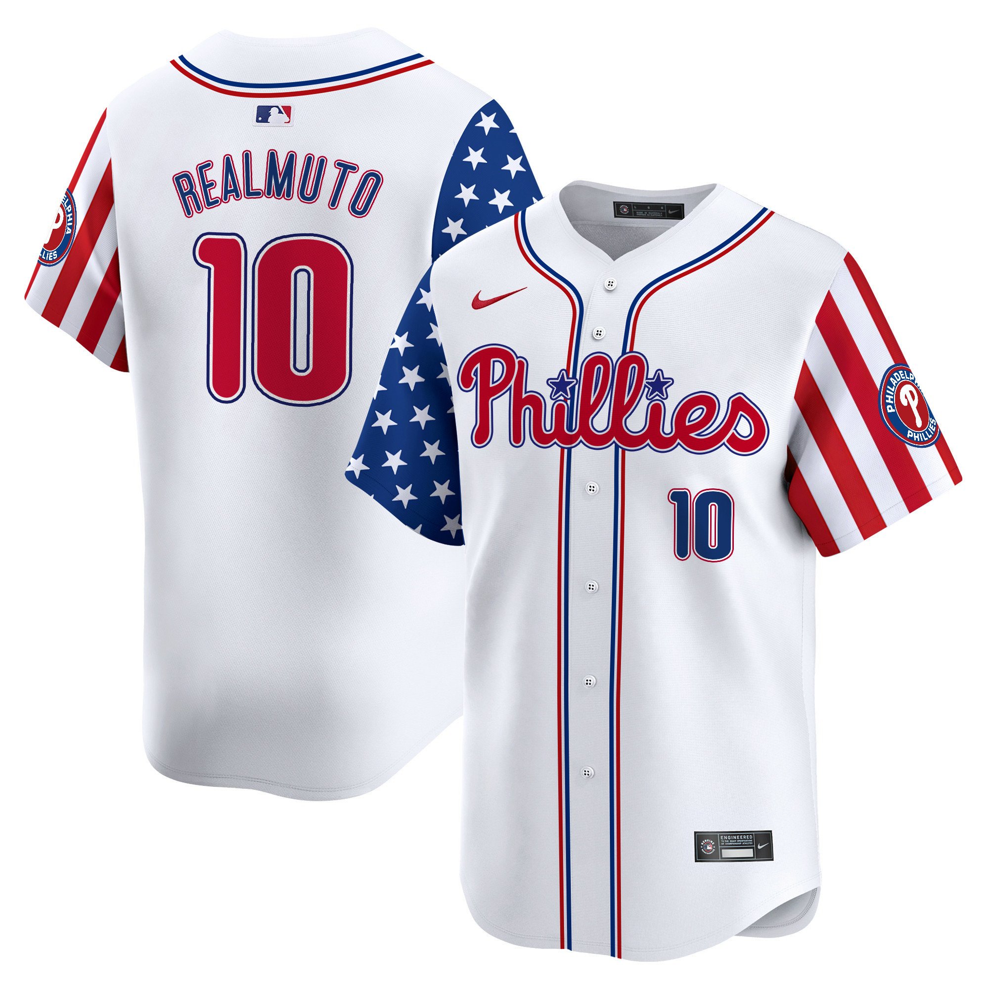 Men's Phillies 2024 Independence Day Vapor Premier Limited Jersey - All Stitched