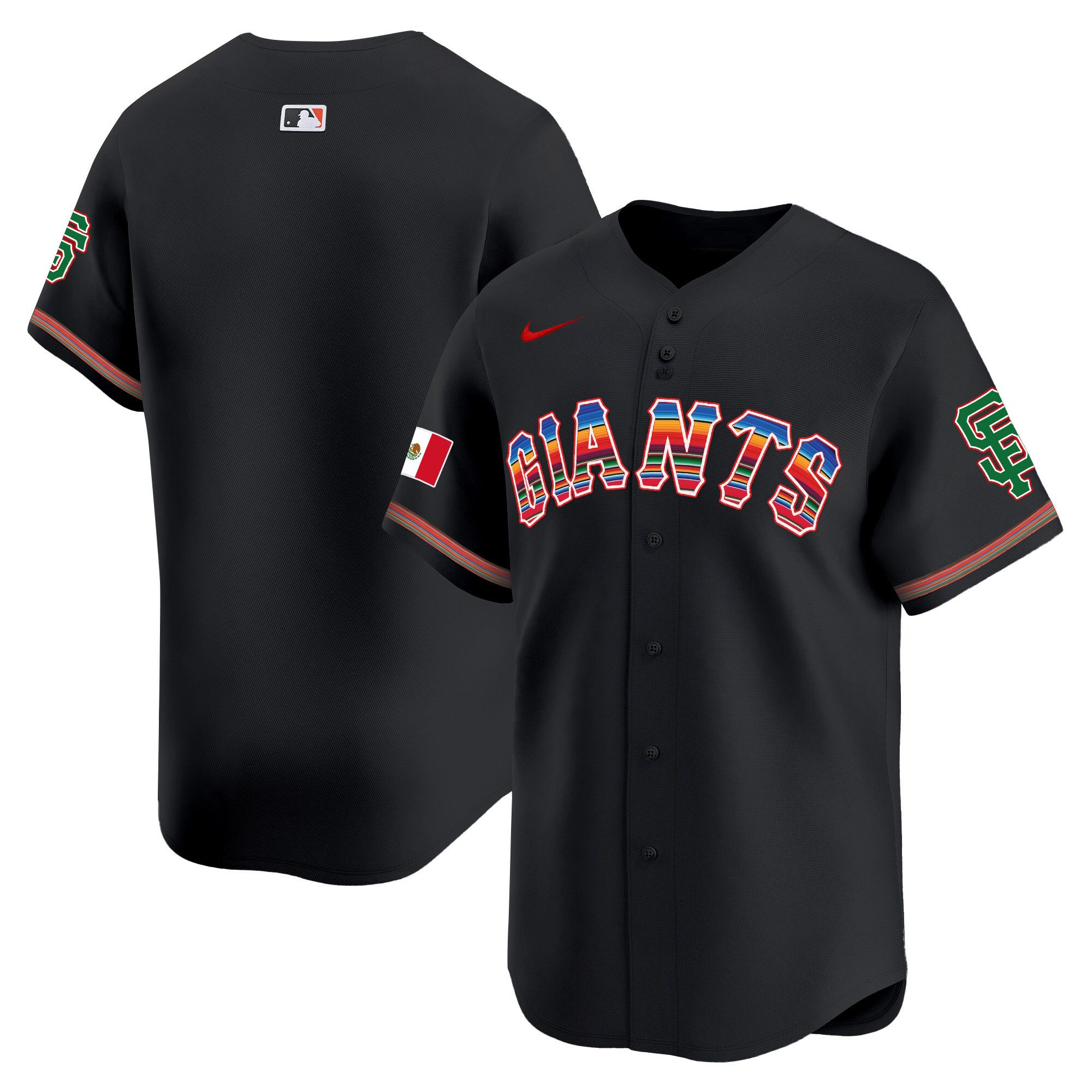 Men's San Francisco Giants Mexico Vapor Premier Limited Jersey - All Stitched
