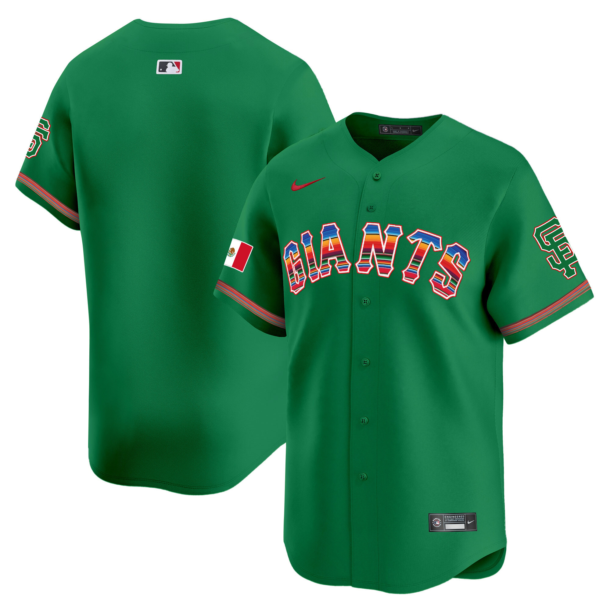 Men's San Francisco Giants Mexico Vapor Premier Limited Jersey - All Stitched