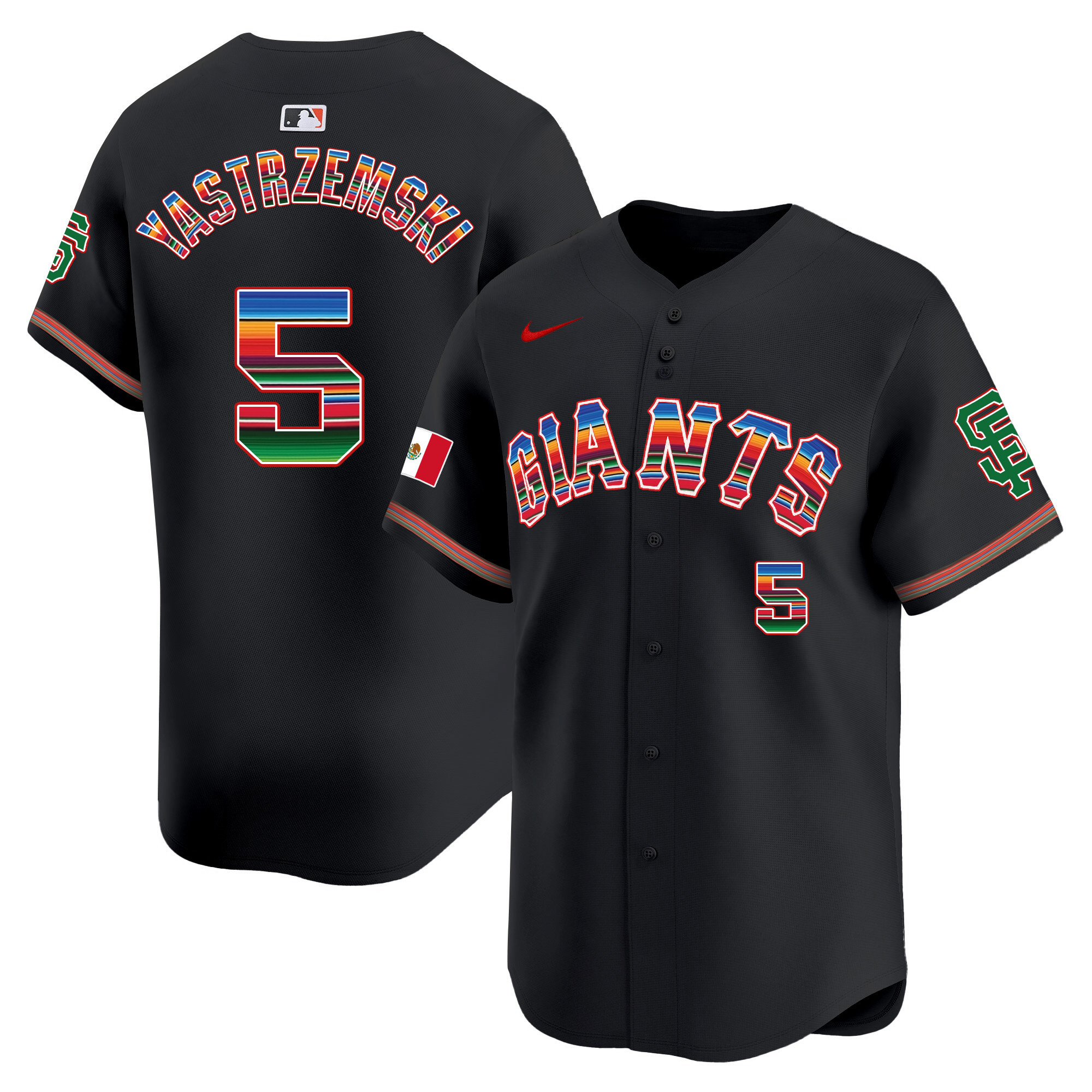 Men's San Francisco Giants Mexico Vapor Premier Limited Jersey - All Stitched