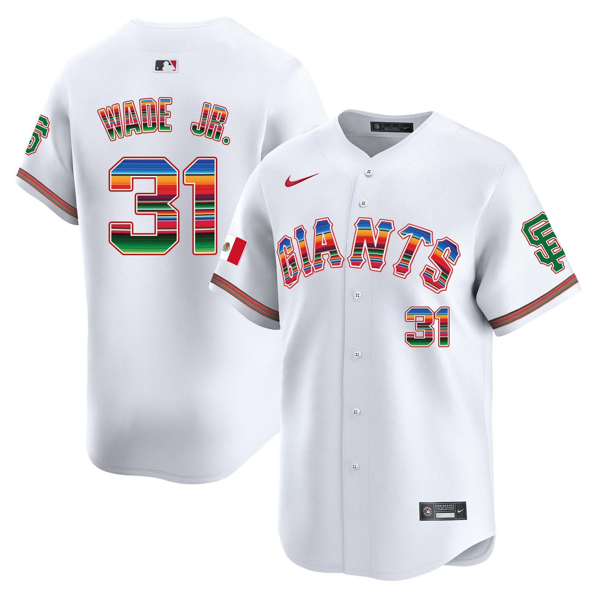 Men's San Francisco Giants Mexico Vapor Premier Limited Jersey - All Stitched