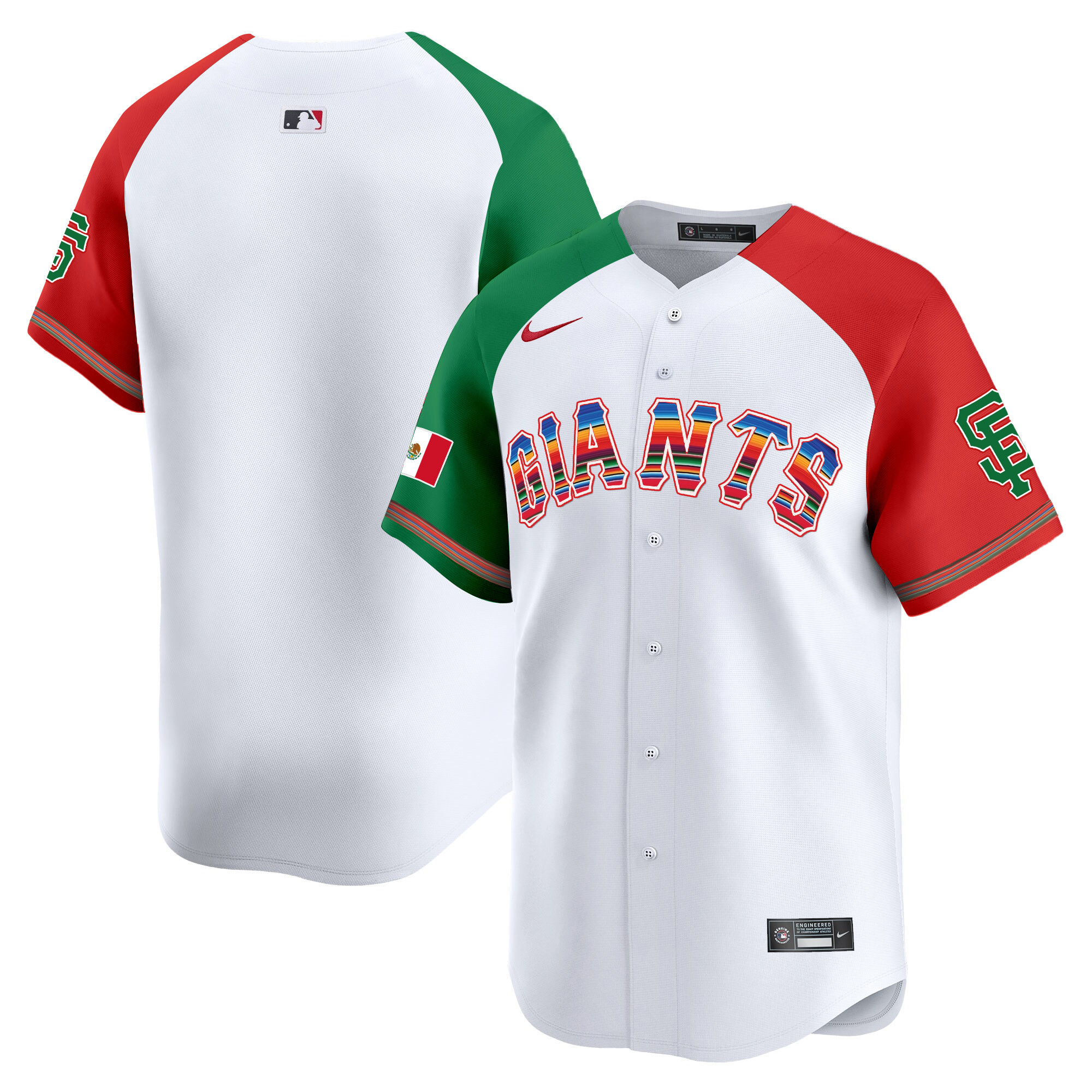 Men's San Francisco Giants Mexico Vapor Premier Limited Jersey - All Stitched
