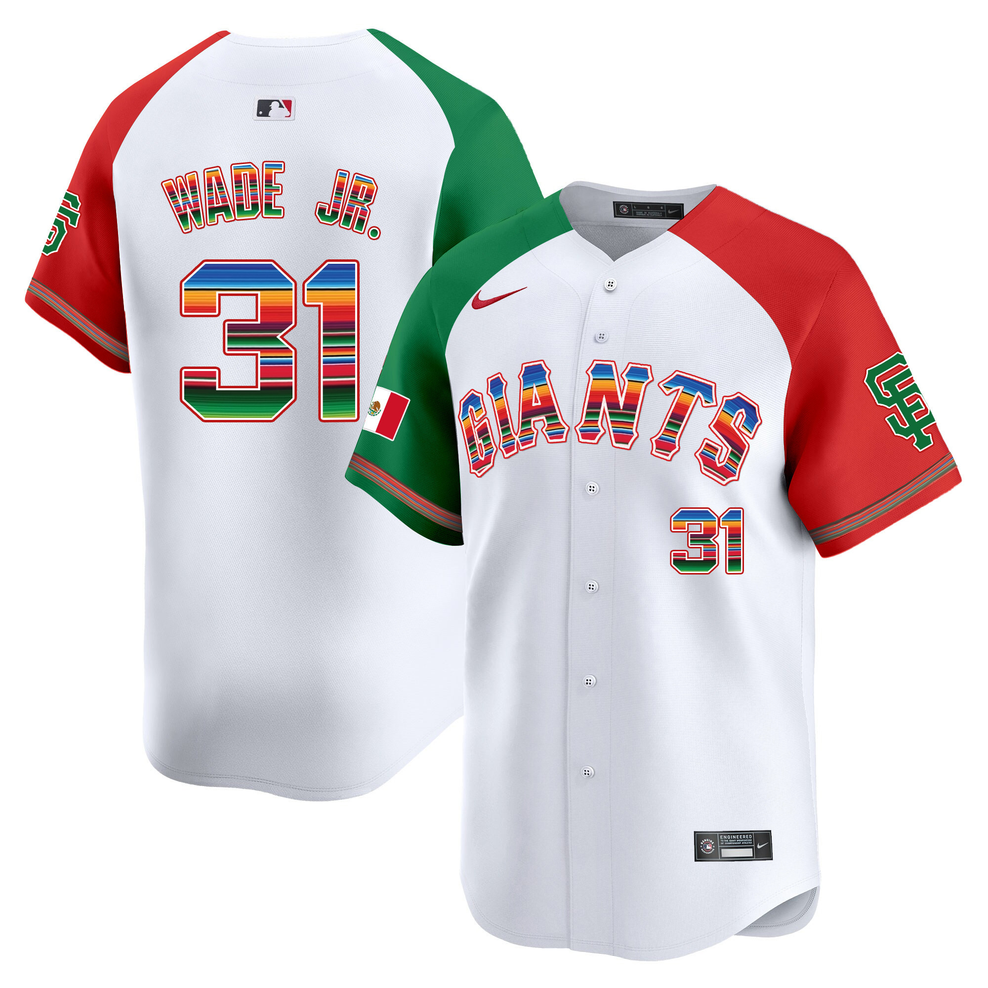 Men's San Francisco Giants Mexico Vapor Premier Limited Jersey - All Stitched