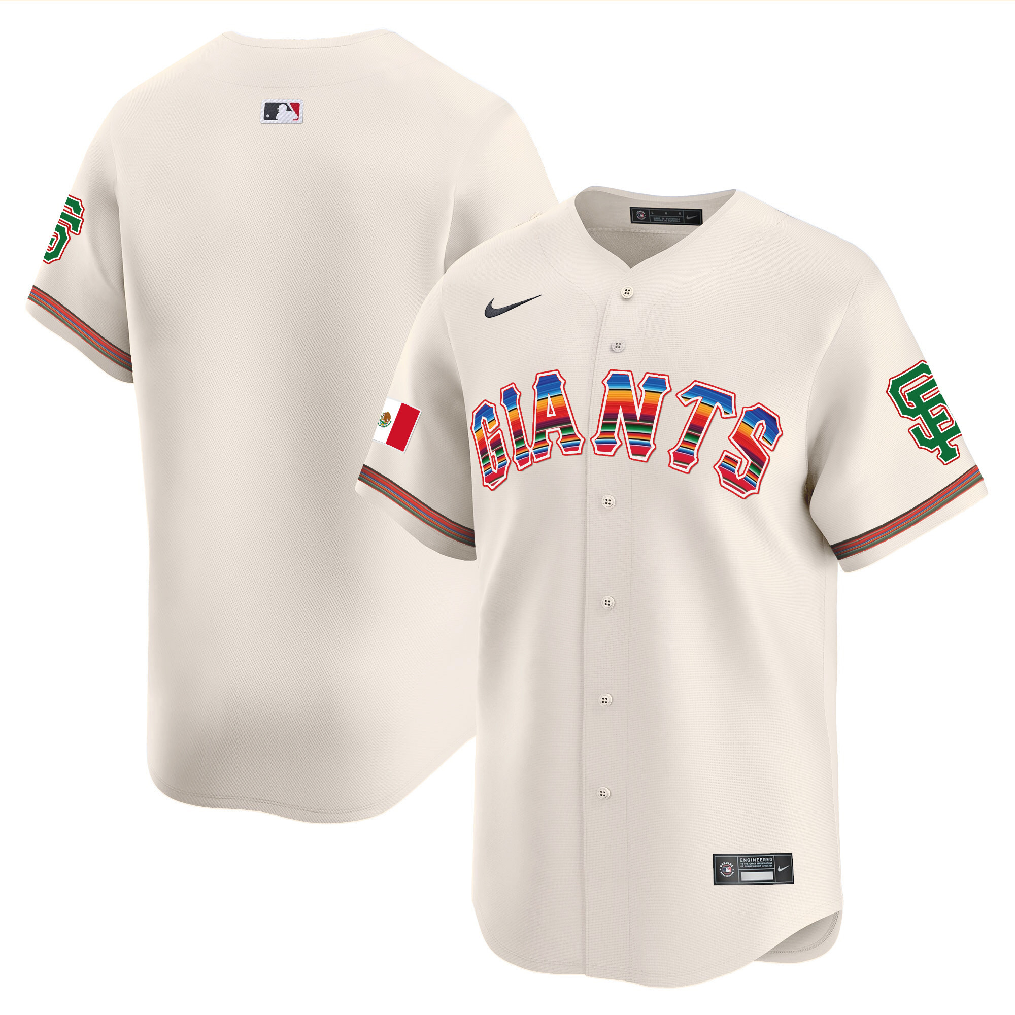 Men's San Francisco Giants Mexico Vapor Premier Limited Jersey - All Stitched