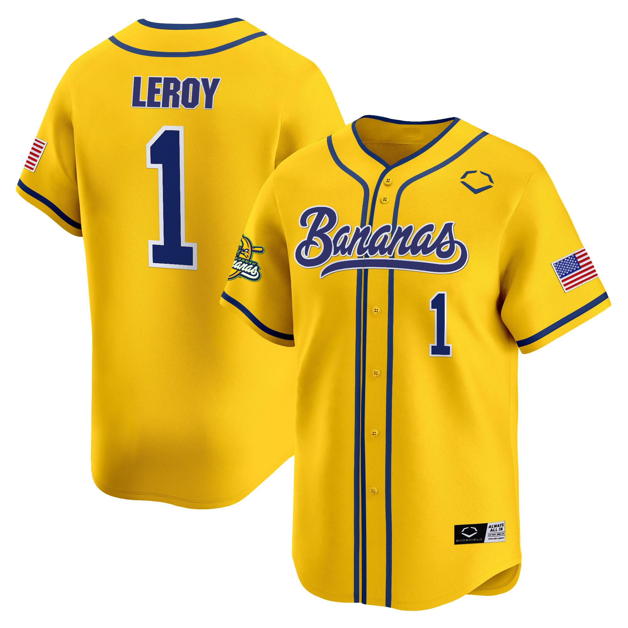 Men's Savannah Bananas Vapor Premier Limited Jersey - All stitched