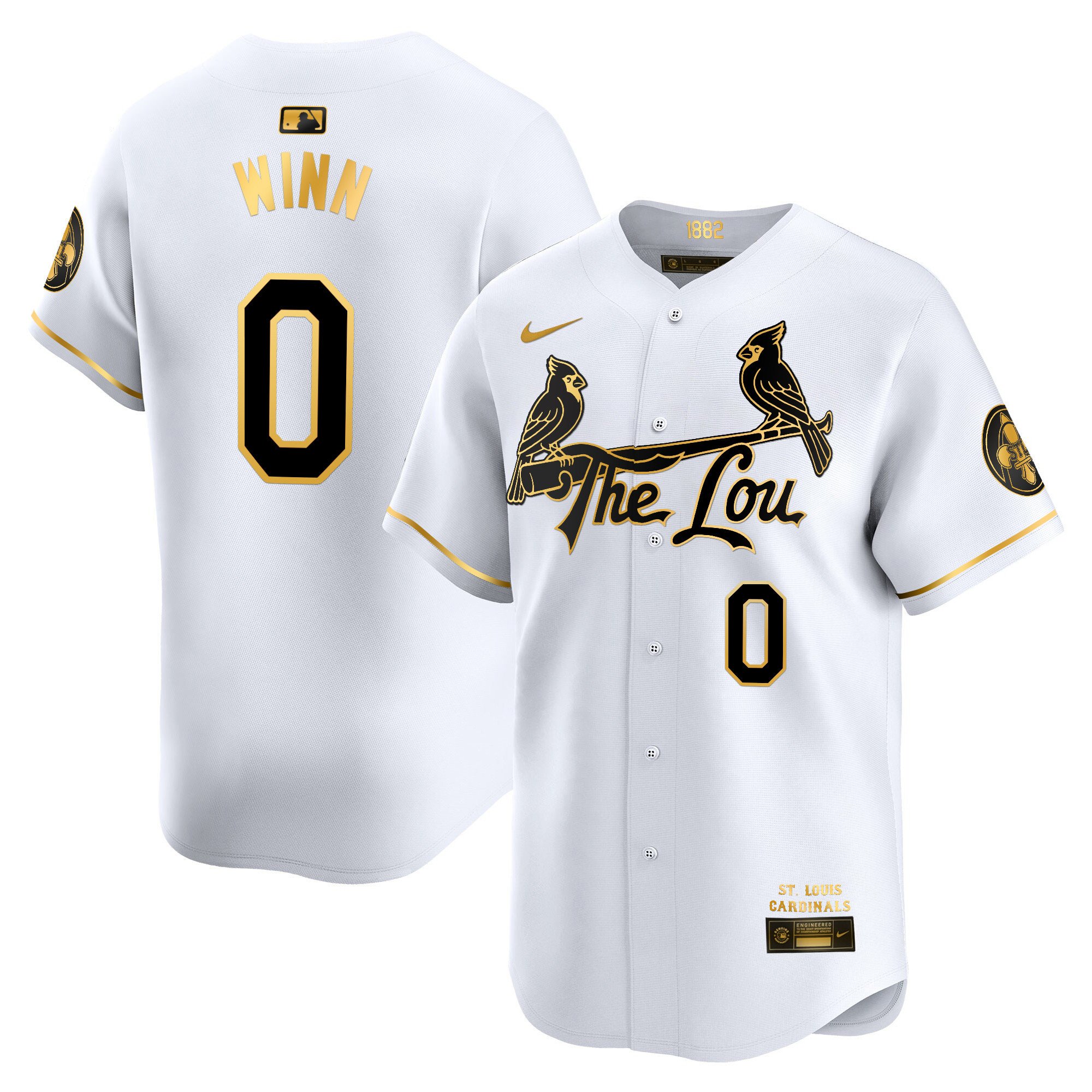 Men's St. Louis Cardinals 2024 City Connect Vapor Premier Limited Jersey - All Stitched