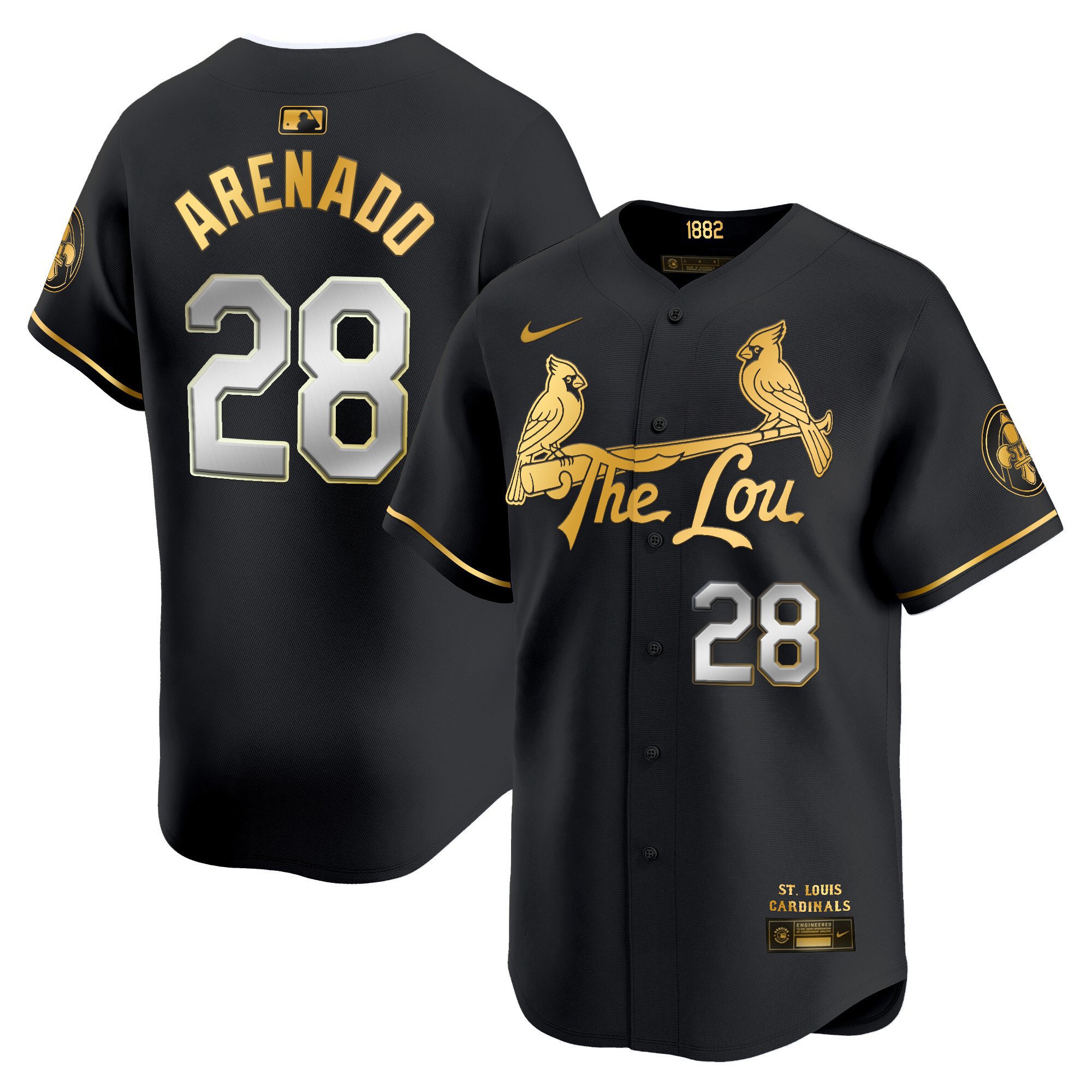 Men's St. Louis Cardinals 2024 City Connect Vapor Premier Limited Jersey - All Stitched