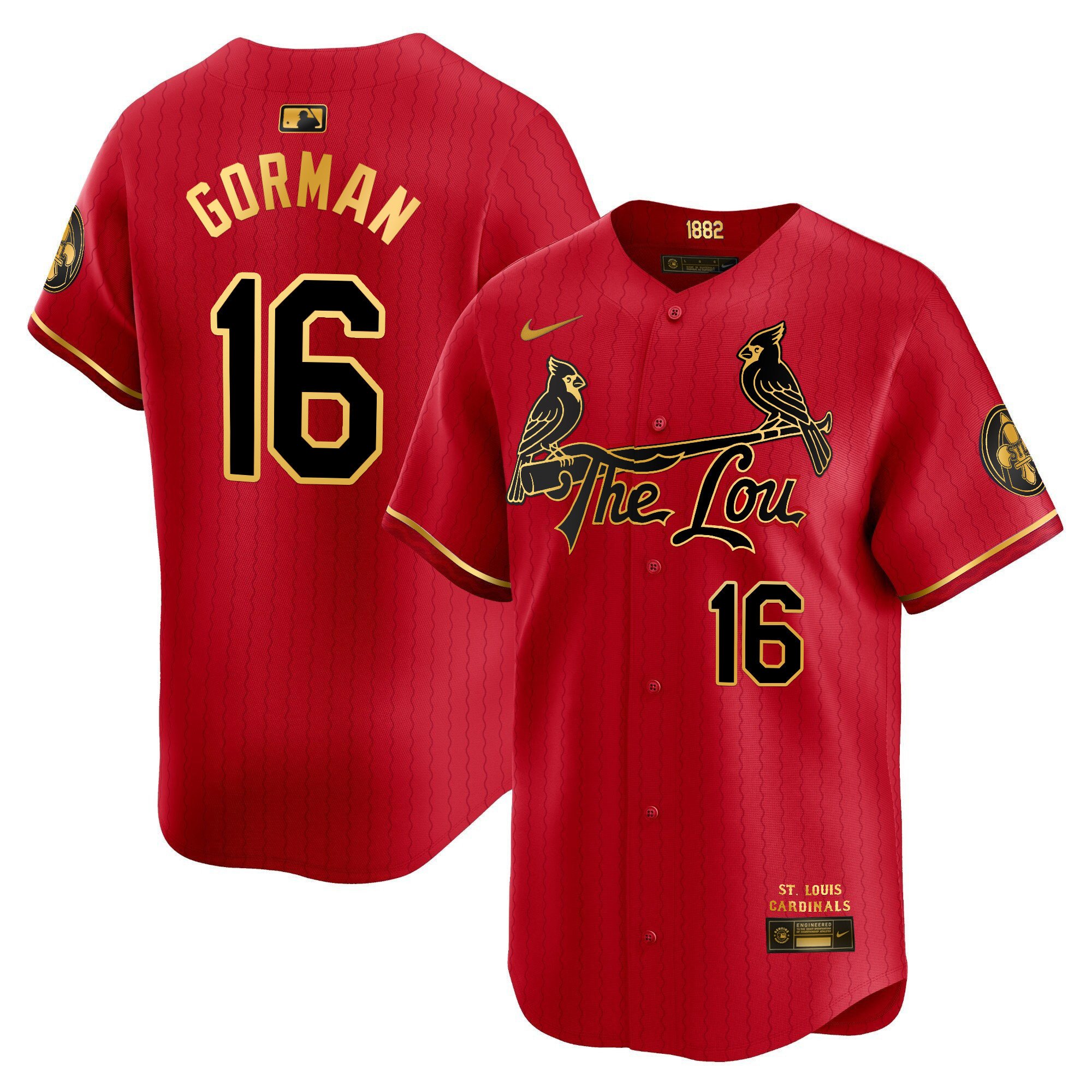 Men's St. Louis Cardinals 2024 City Connect Vapor Premier Limited Jersey - All Stitched