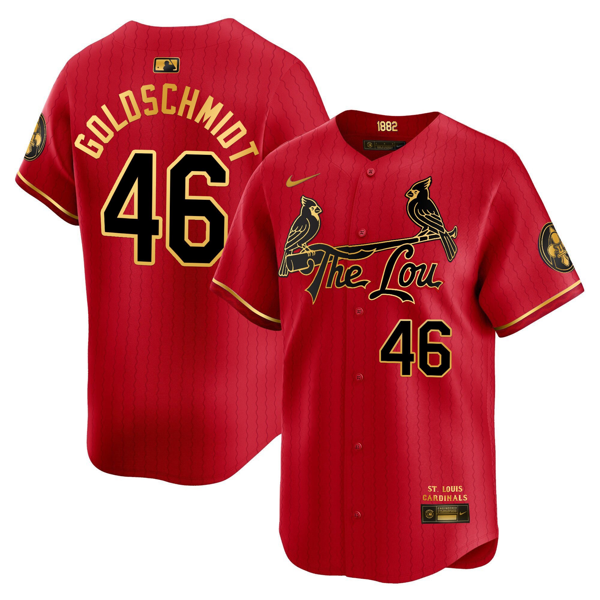 Men's St. Louis Cardinals 2024 City Connect Vapor Premier Limited Jersey - All Stitched