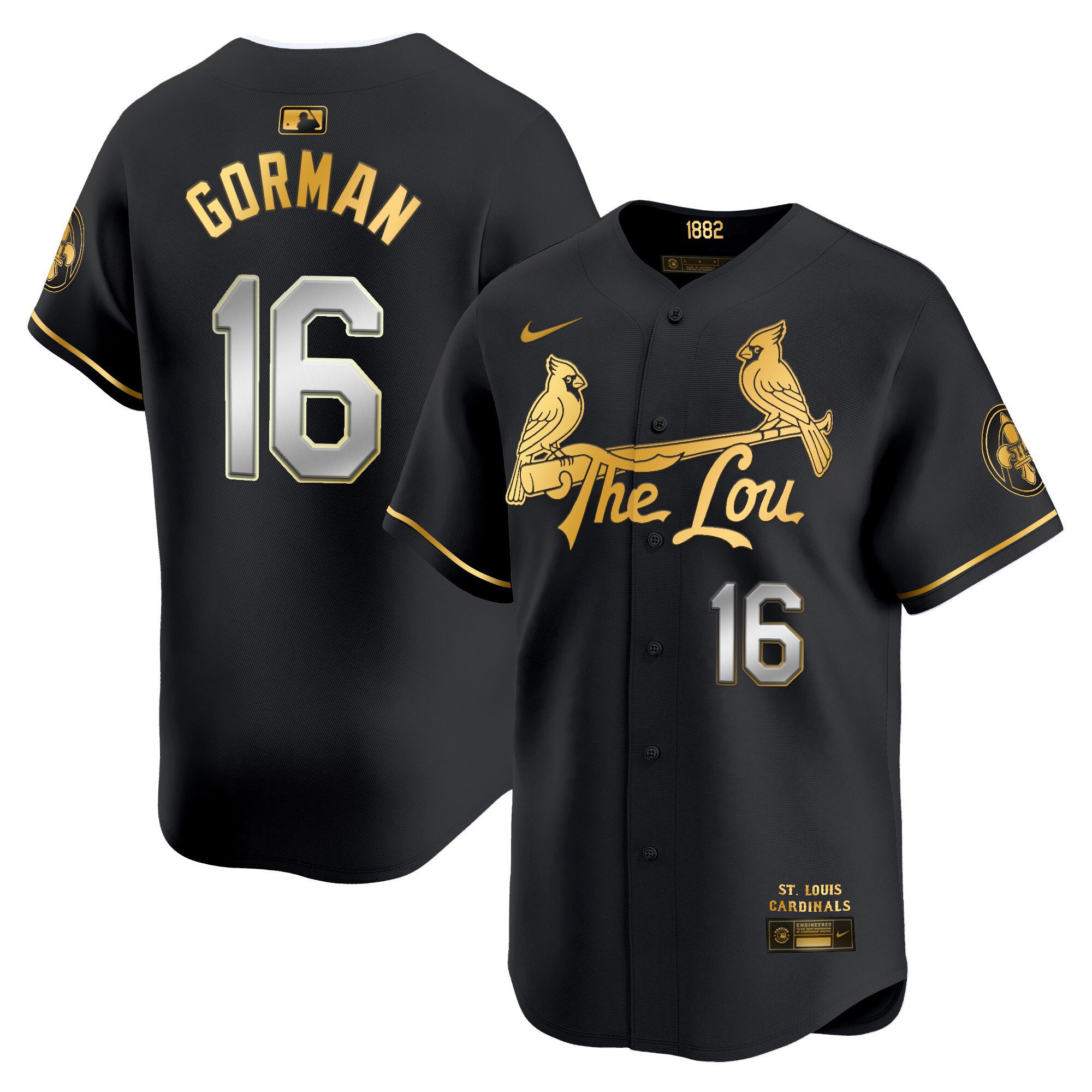 Men's St. Louis Cardinals 2024 City Connect Vapor Premier Limited Jersey - All Stitched