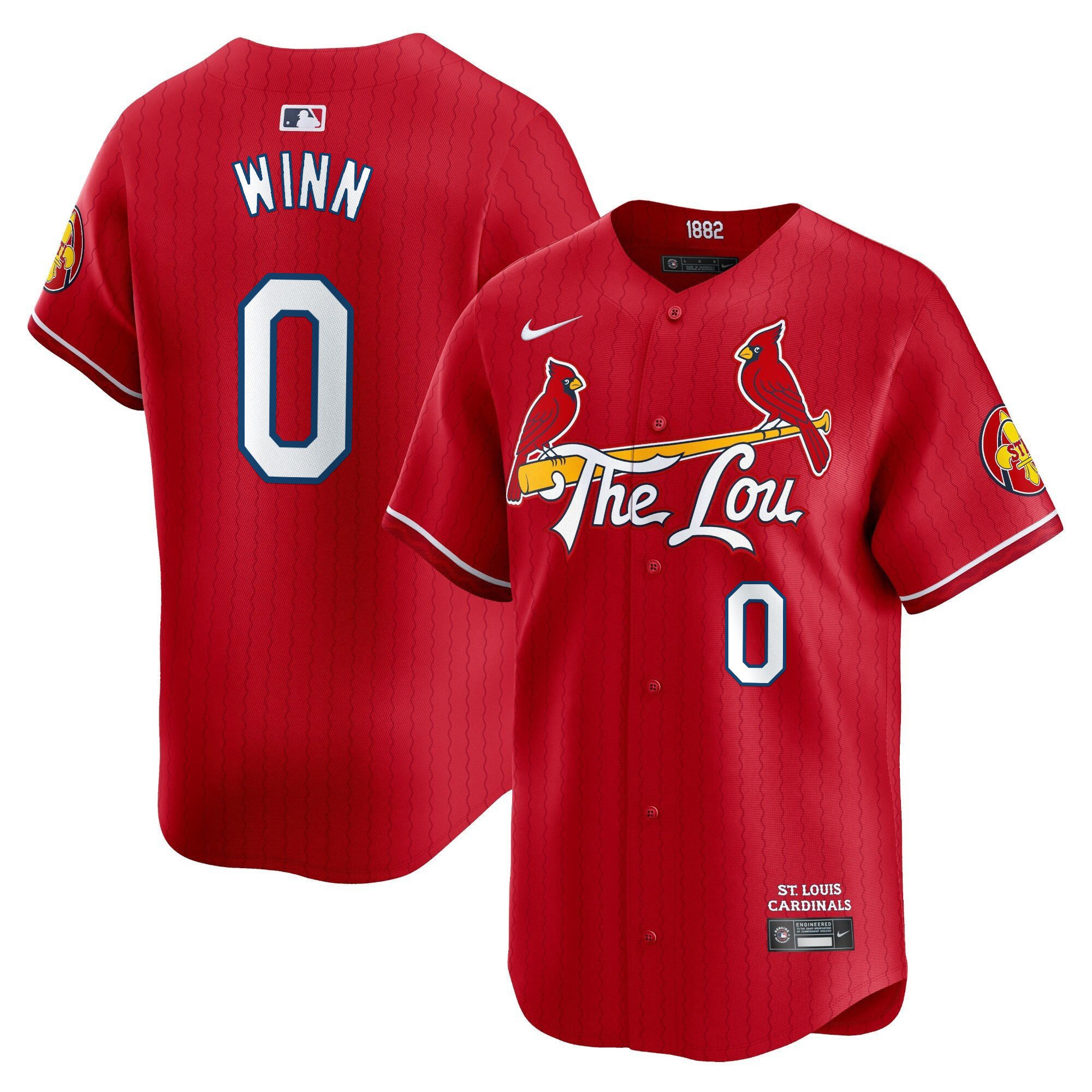 Men's St. Louis Cardinals 2024 City Connect Vapor Premier Limited Jersey - All Stitched