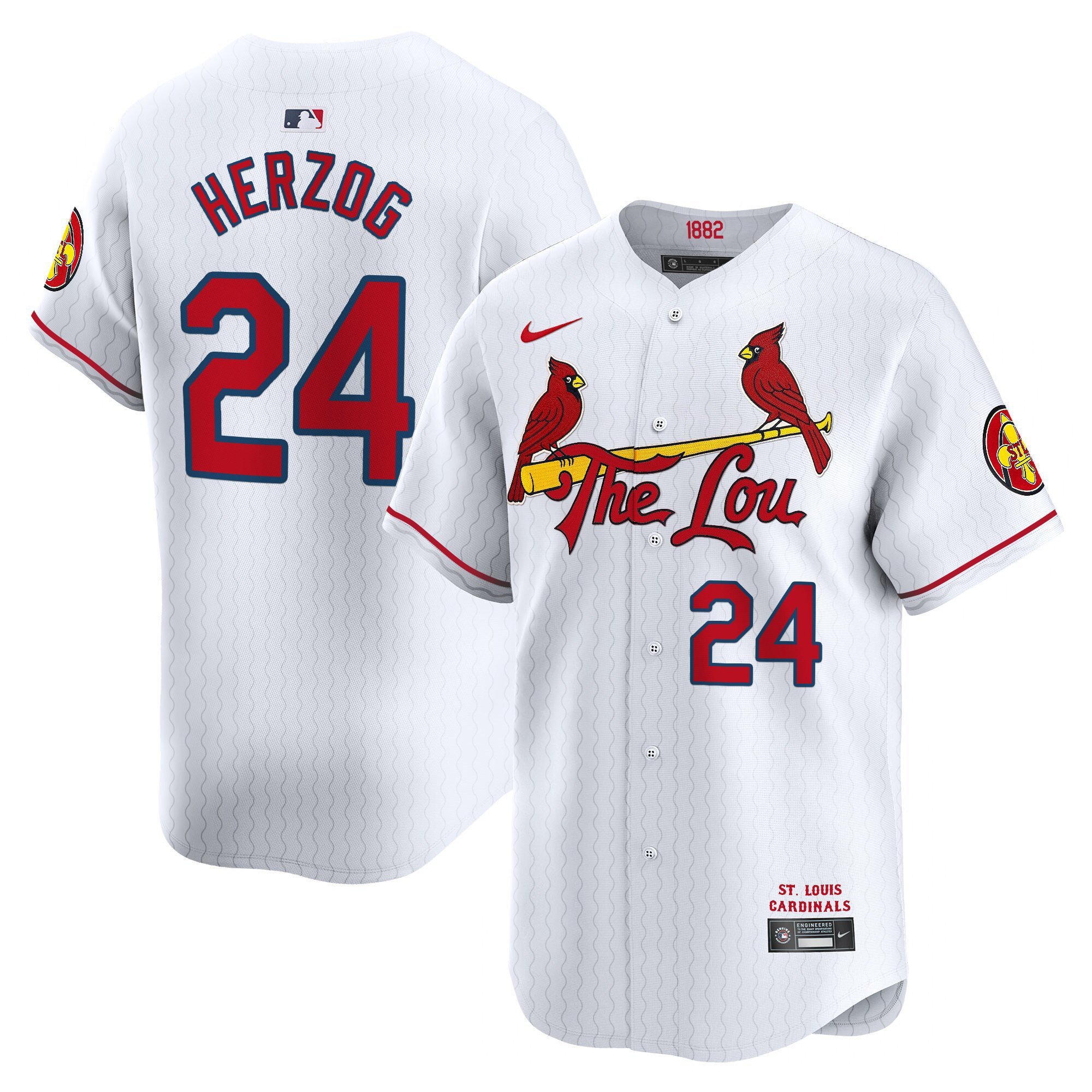 Men's St. Louis Cardinals 2024 City Connect Vapor Premier Limited Jersey - All Stitched