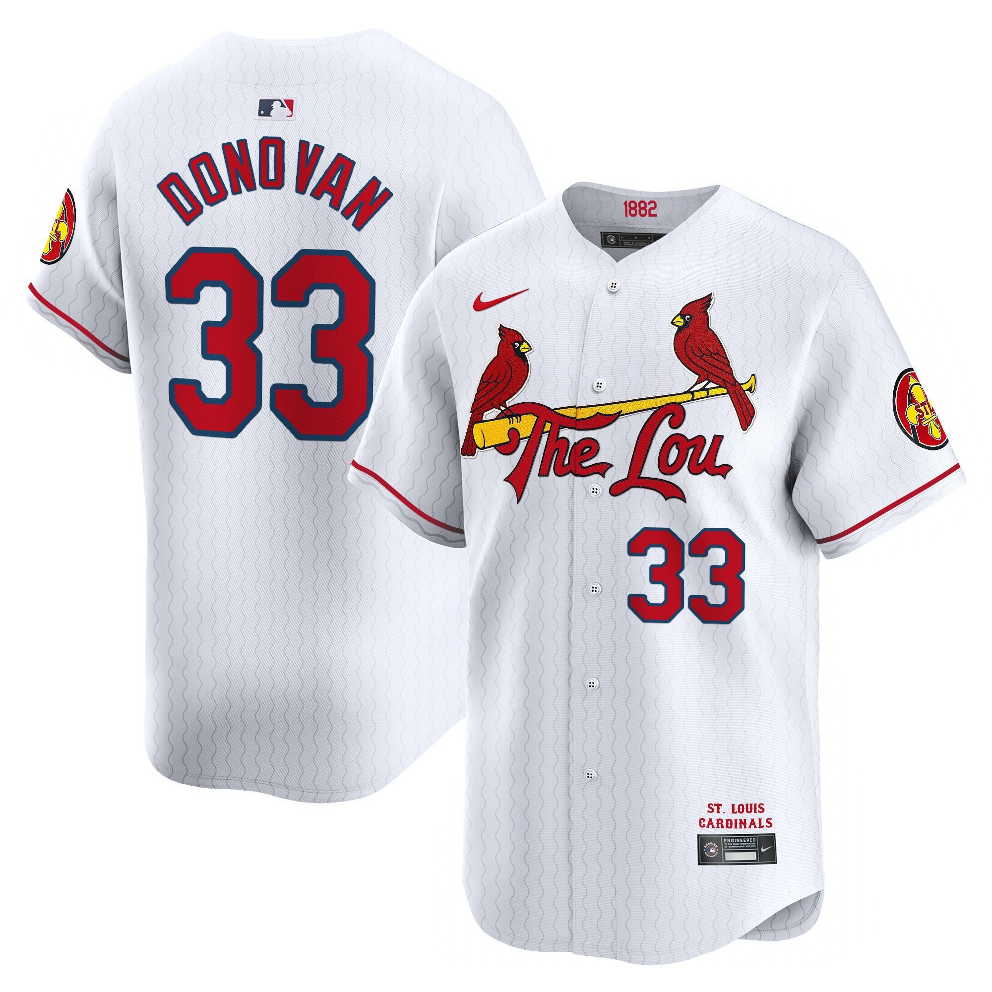 Men's St. Louis Cardinals 2024 City Connect Vapor Premier Limited Jersey - All Stitched