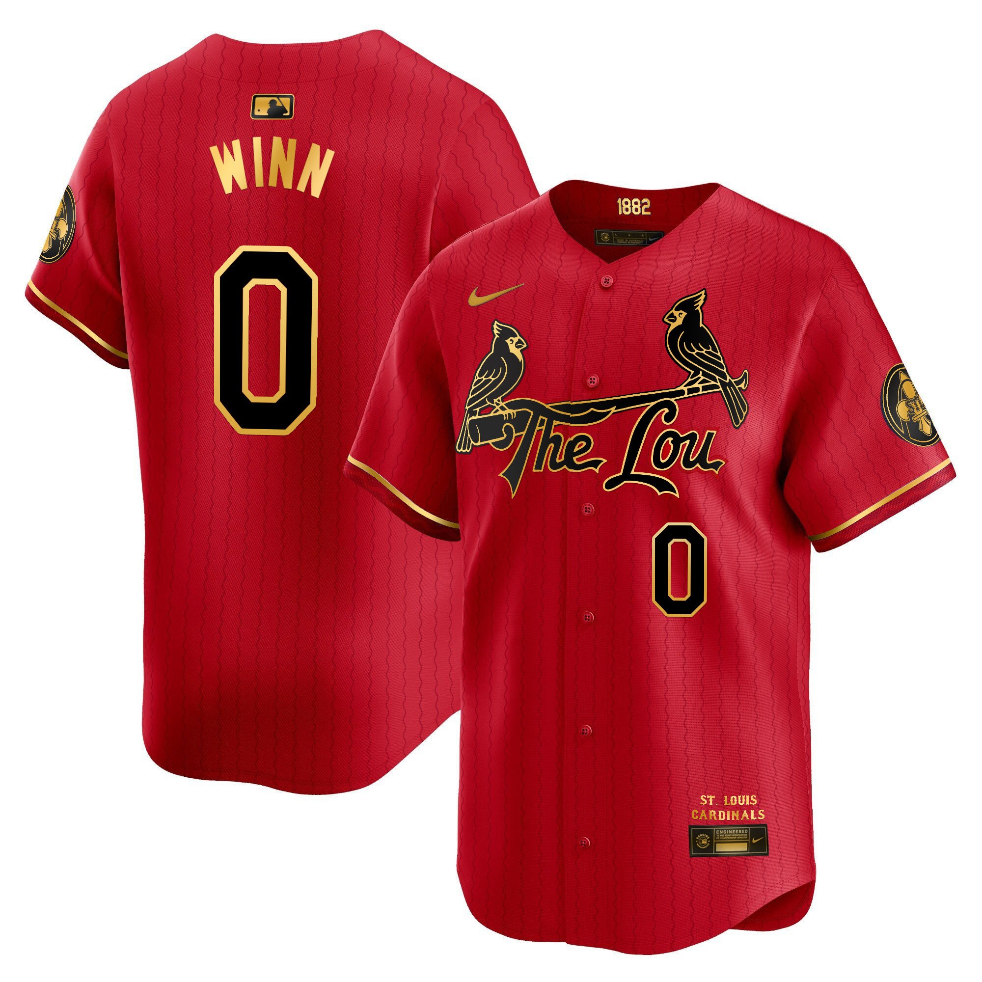 Men's St. Louis Cardinals 2024 City Connect Vapor Premier Limited Jersey - All Stitched