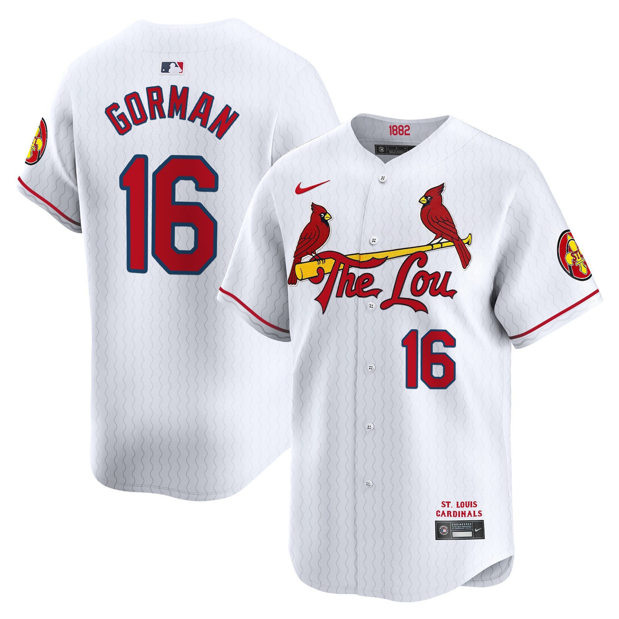 Men's St. Louis Cardinals 2024 City Connect Vapor Premier Limited Jersey - All Stitched