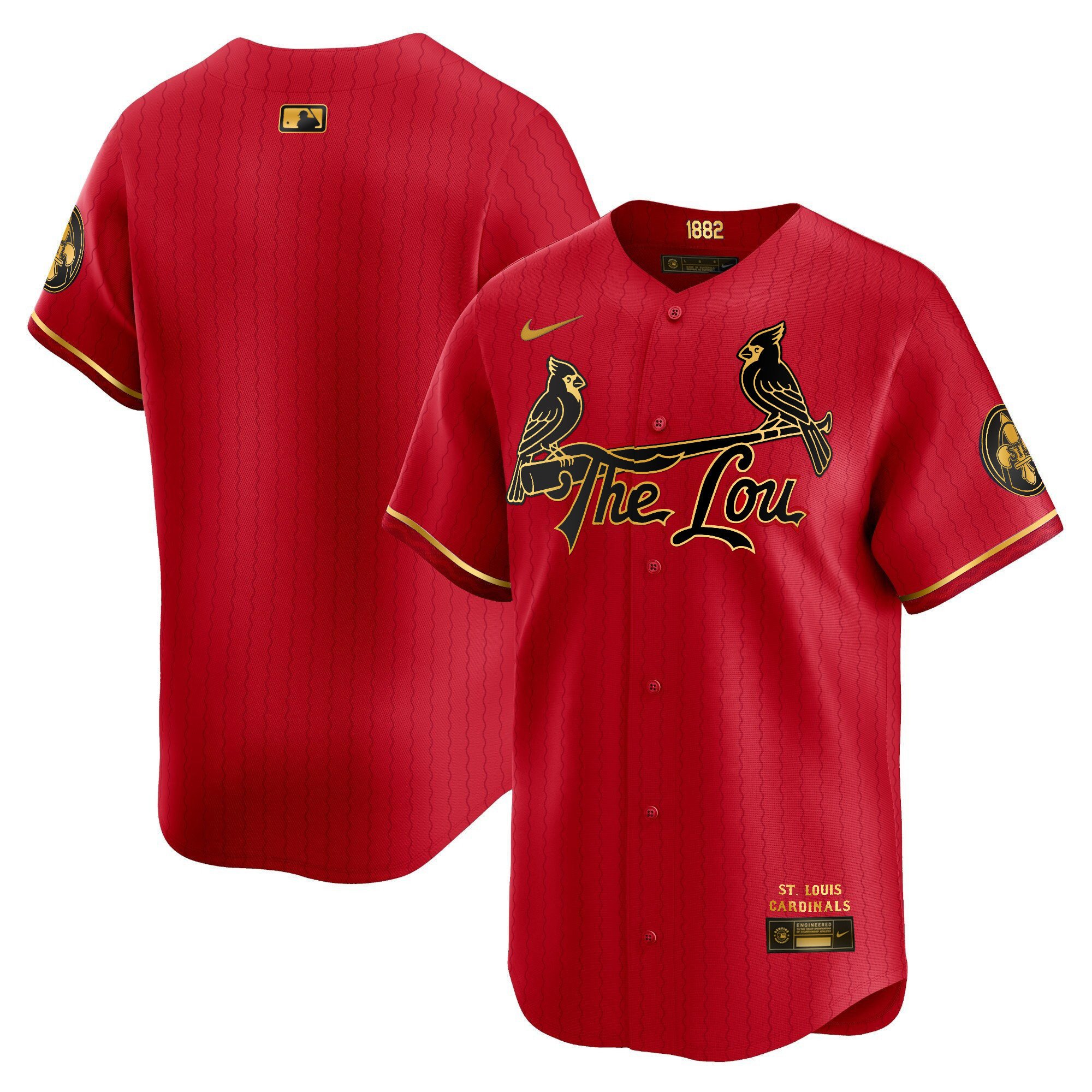 Men's St. Louis Cardinals 2024 City Connect Vapor Premier Limited Jersey - All Stitched