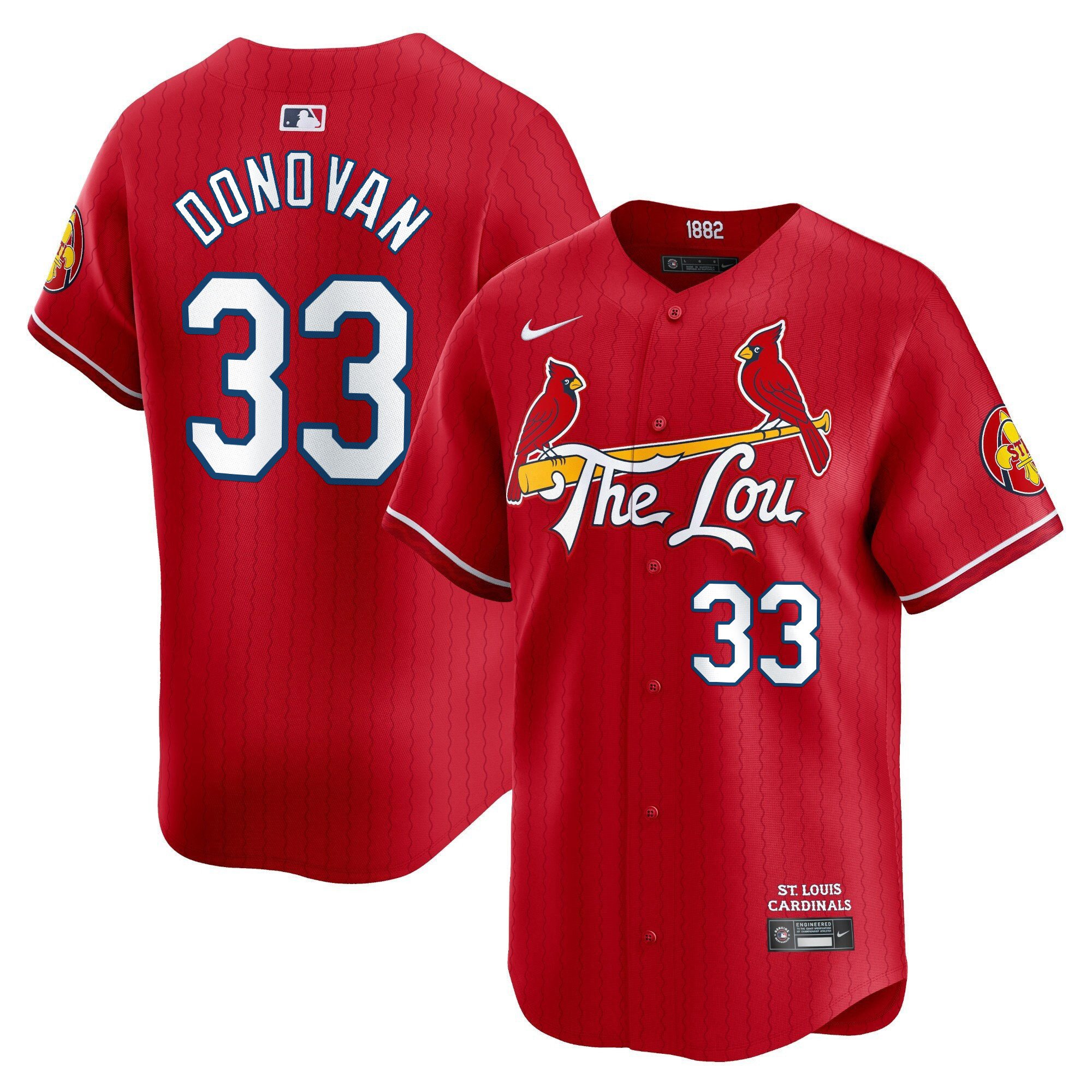 Men's St. Louis Cardinals 2024 City Connect Vapor Premier Limited Jersey - All Stitched