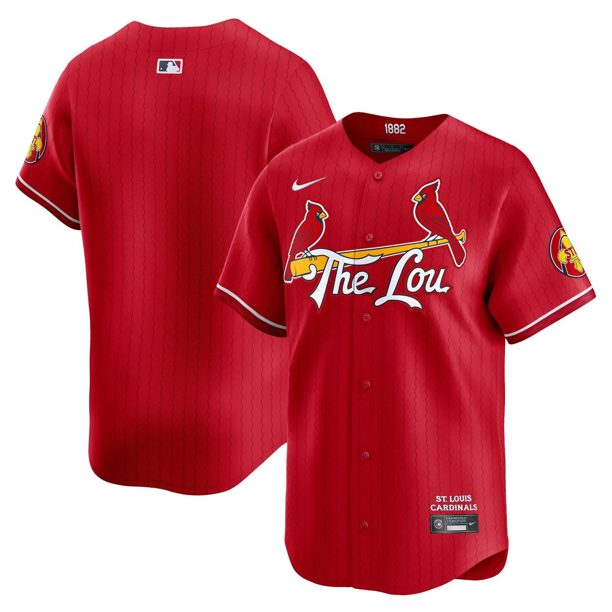 Men's St. Louis Cardinals 2024 City Connect Vapor Premier Limited Jersey - All Stitched