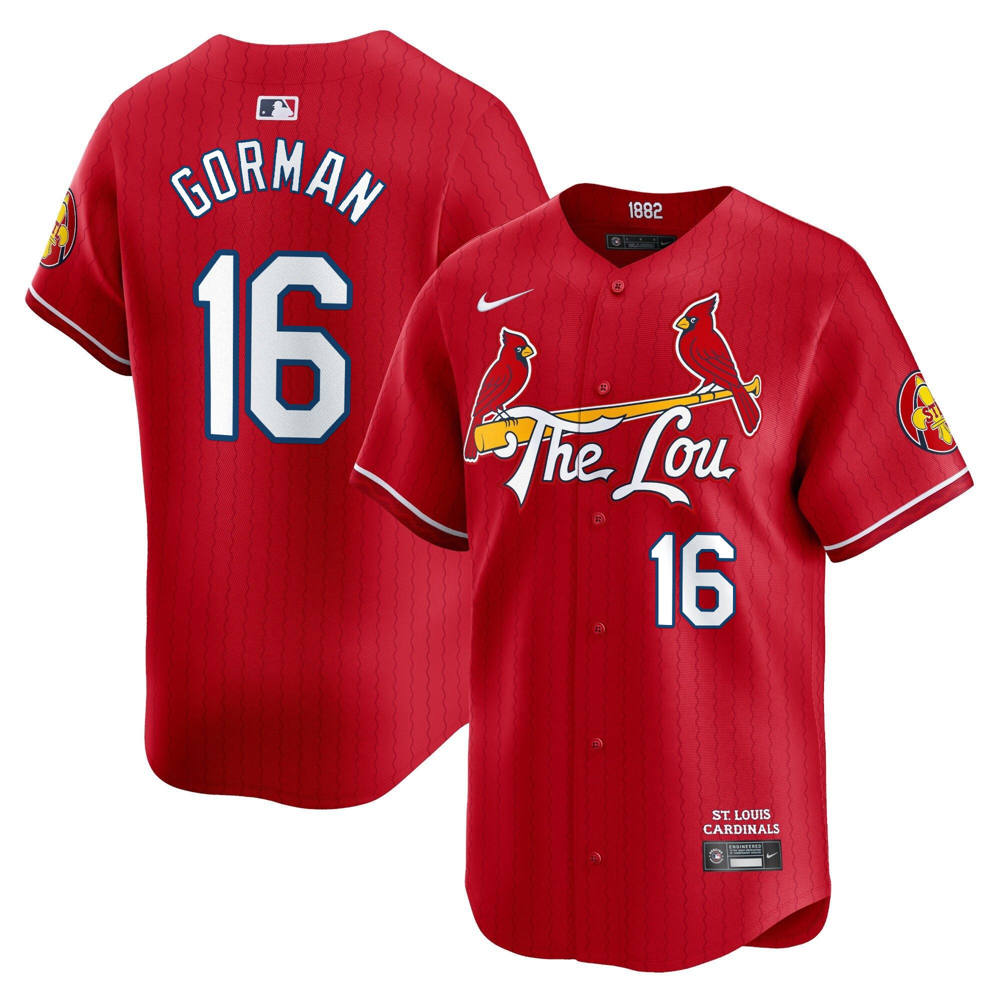 Men's St. Louis Cardinals 2024 City Connect Vapor Premier Limited Jersey - All Stitched
