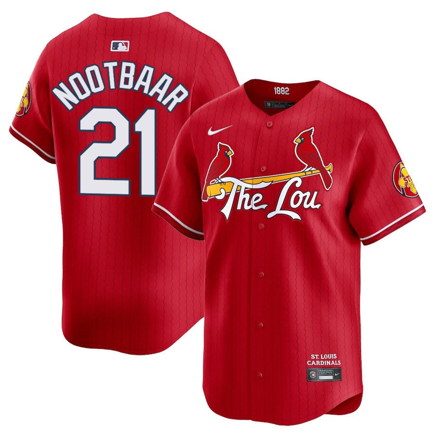 Men's St. Louis Cardinals 2024 City Connect Vapor Premier Limited Jersey V2 - All Stitched