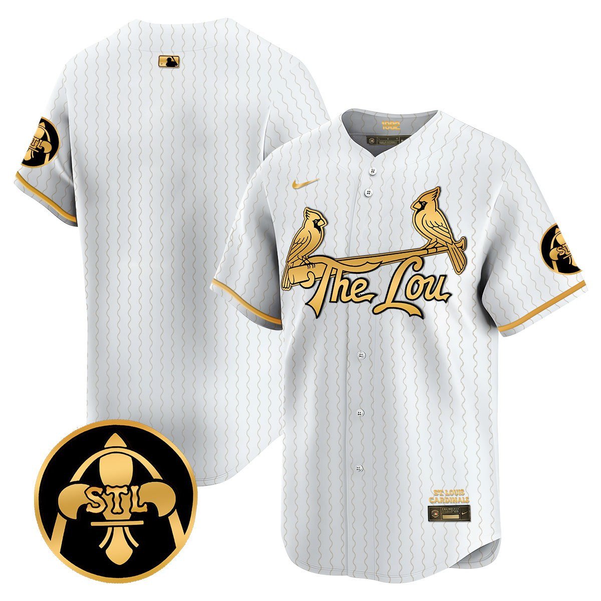 Men's St. Louis Cardinals 2024 City Connect Vapor Premier Limited Jersey V2 - All Stitched