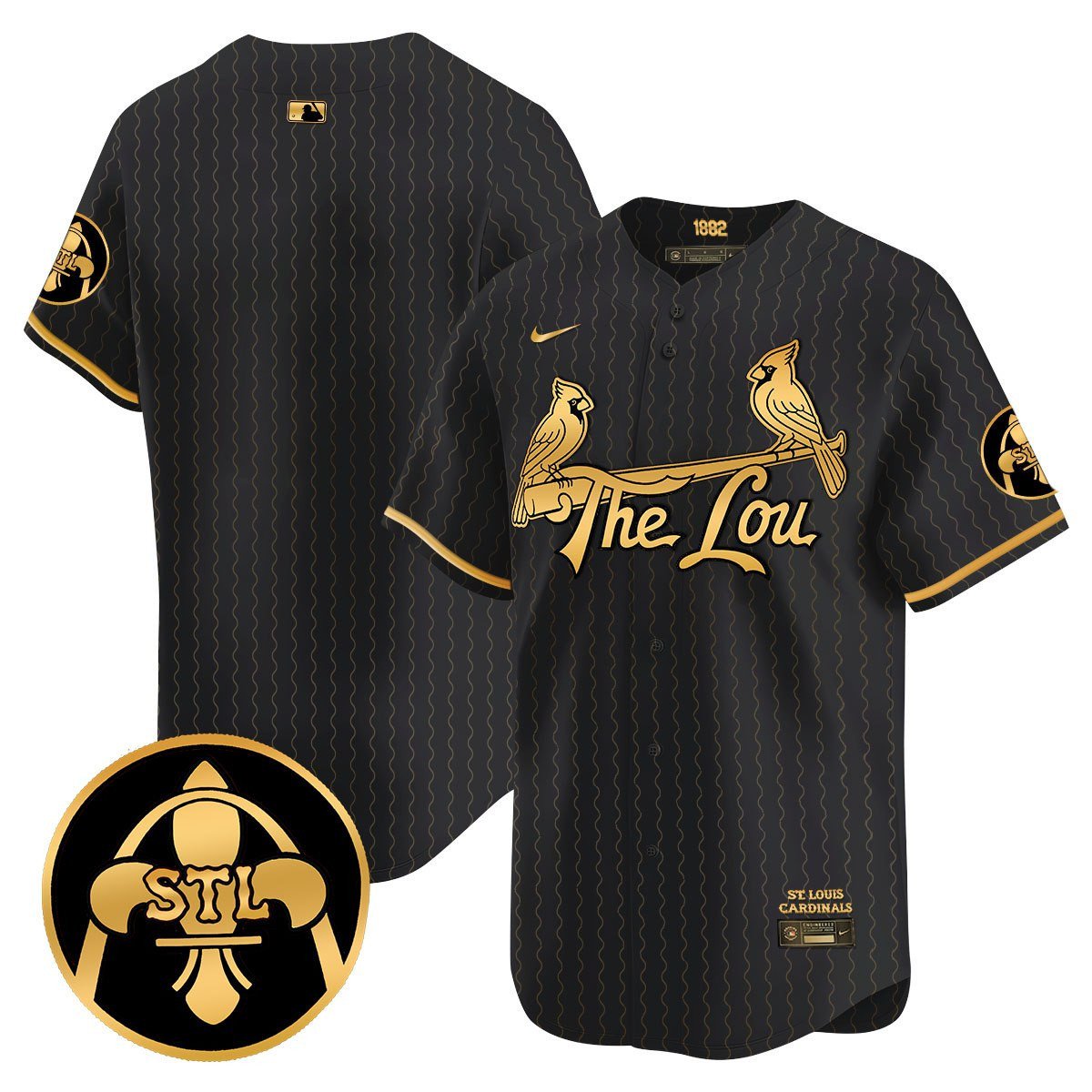 Men's St. Louis Cardinals 2024 City Connect Vapor Premier Limited Jersey V2 - All Stitched