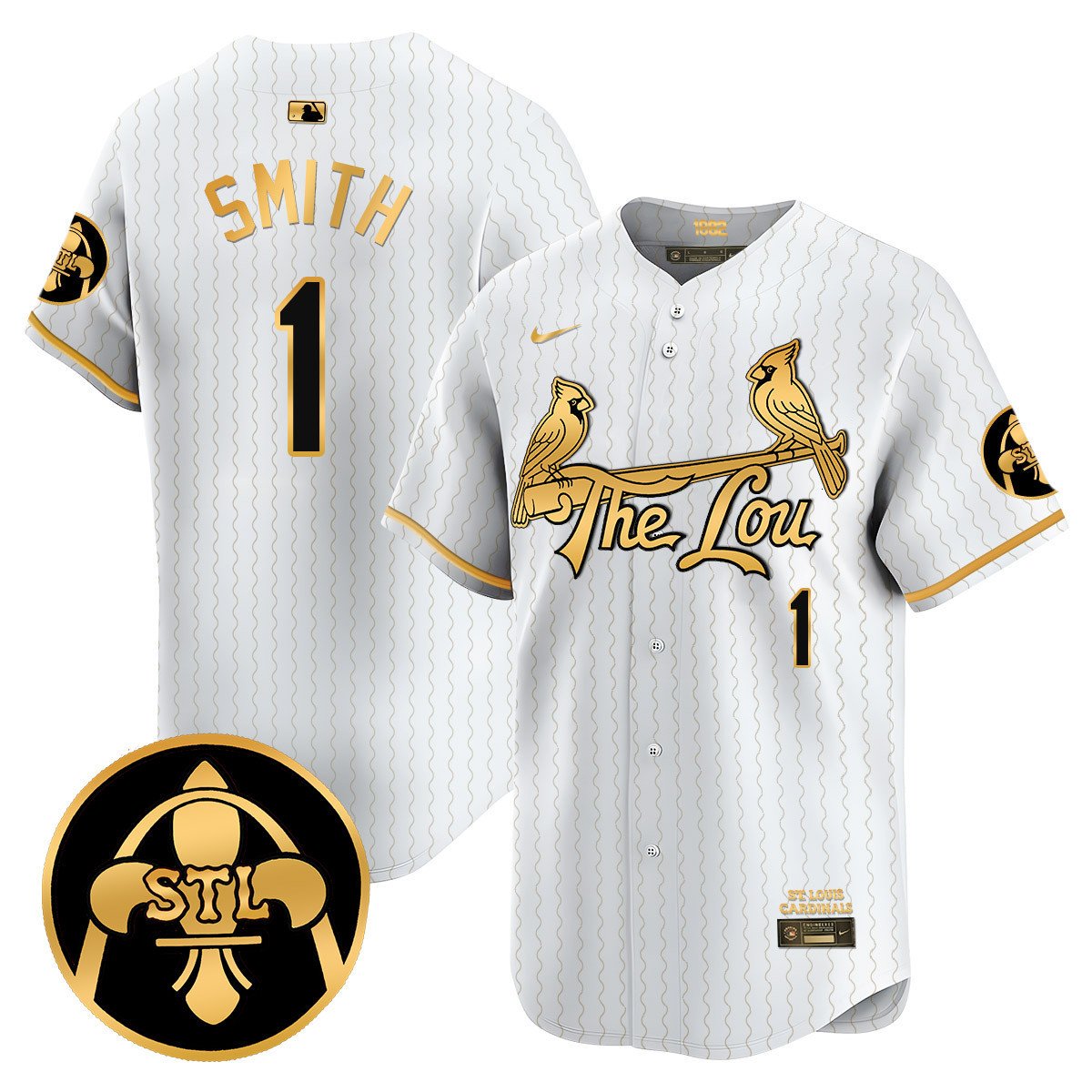 Men's St. Louis Cardinals 2024 City Connect Vapor Premier Limited Jersey V2 - All Stitched