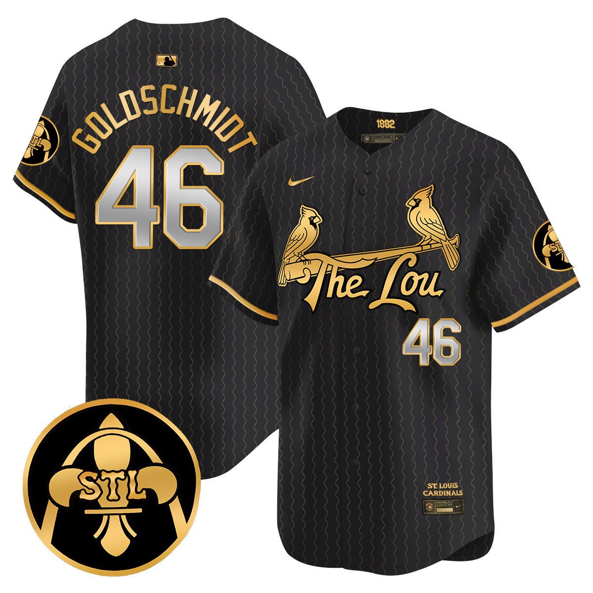 Men's St. Louis Cardinals 2024 City Connect Vapor Premier Limited Jersey V2 - All Stitched