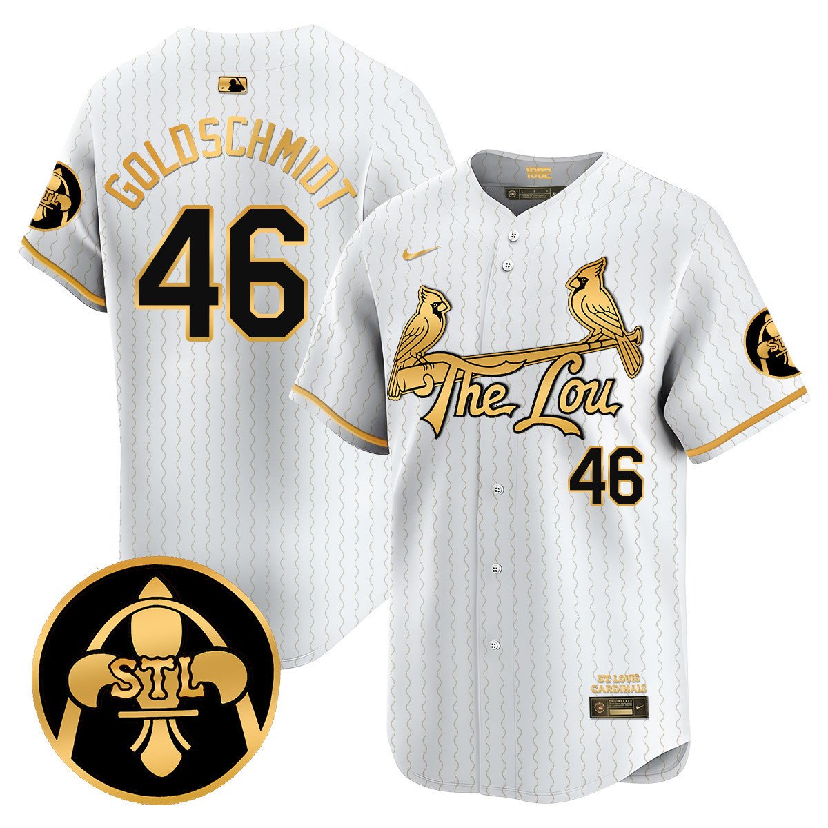 Men's St. Louis Cardinals 2024 City Connect Vapor Premier Limited Jersey V2 - All Stitched