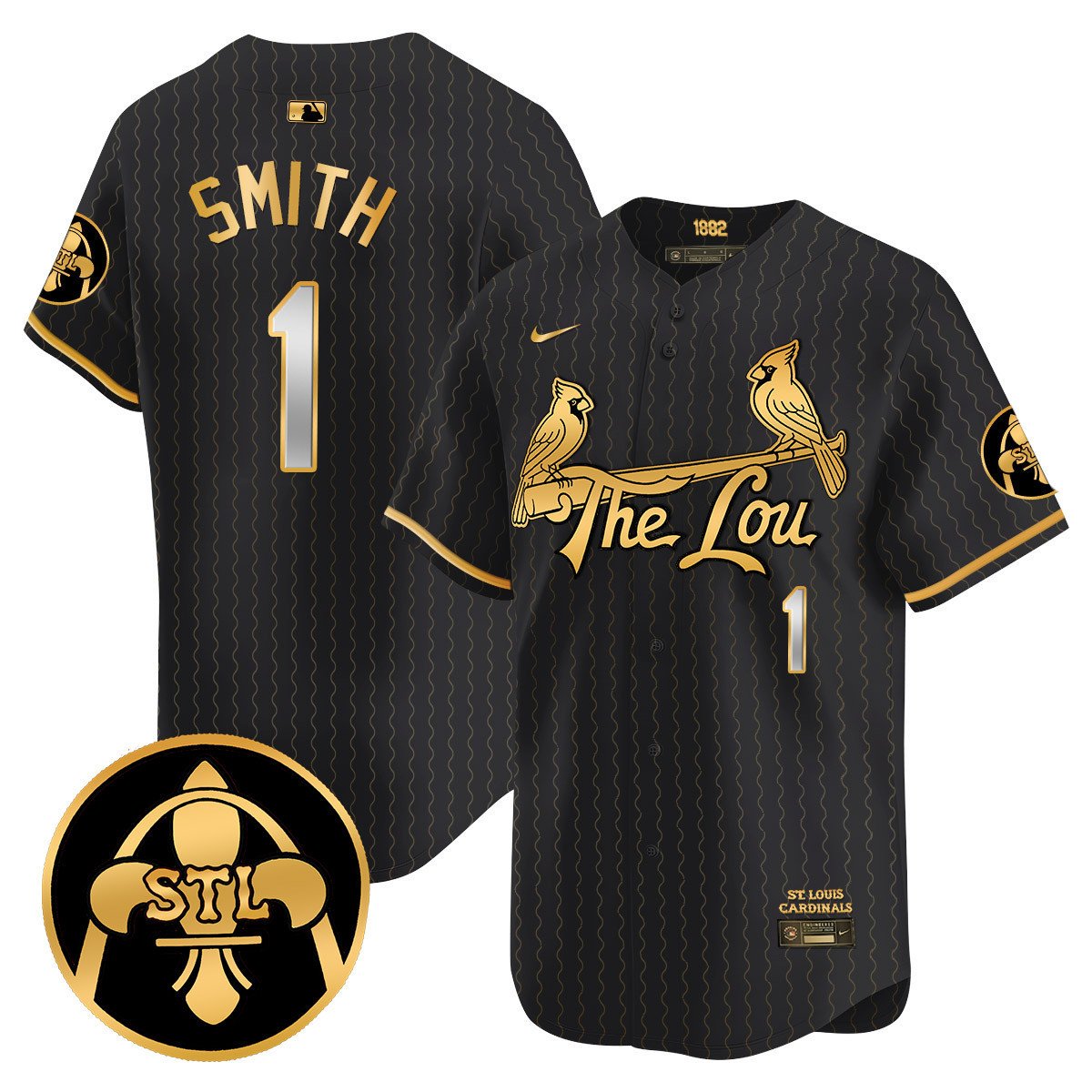 Men's St. Louis Cardinals 2024 City Connect Vapor Premier Limited Jersey V2 - All Stitched