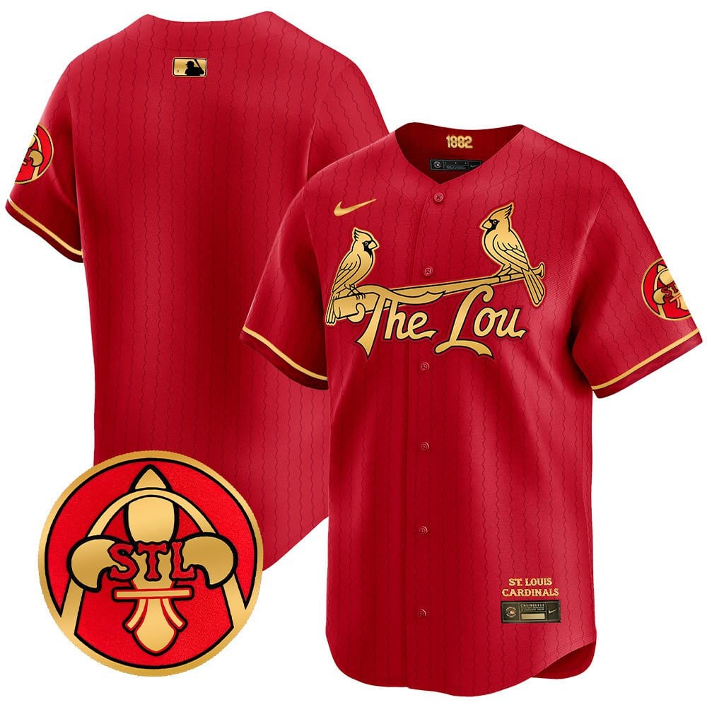 Men's St. Louis Cardinals 2024 City Connect Vapor Premier Limited Jersey V2 - All Stitched