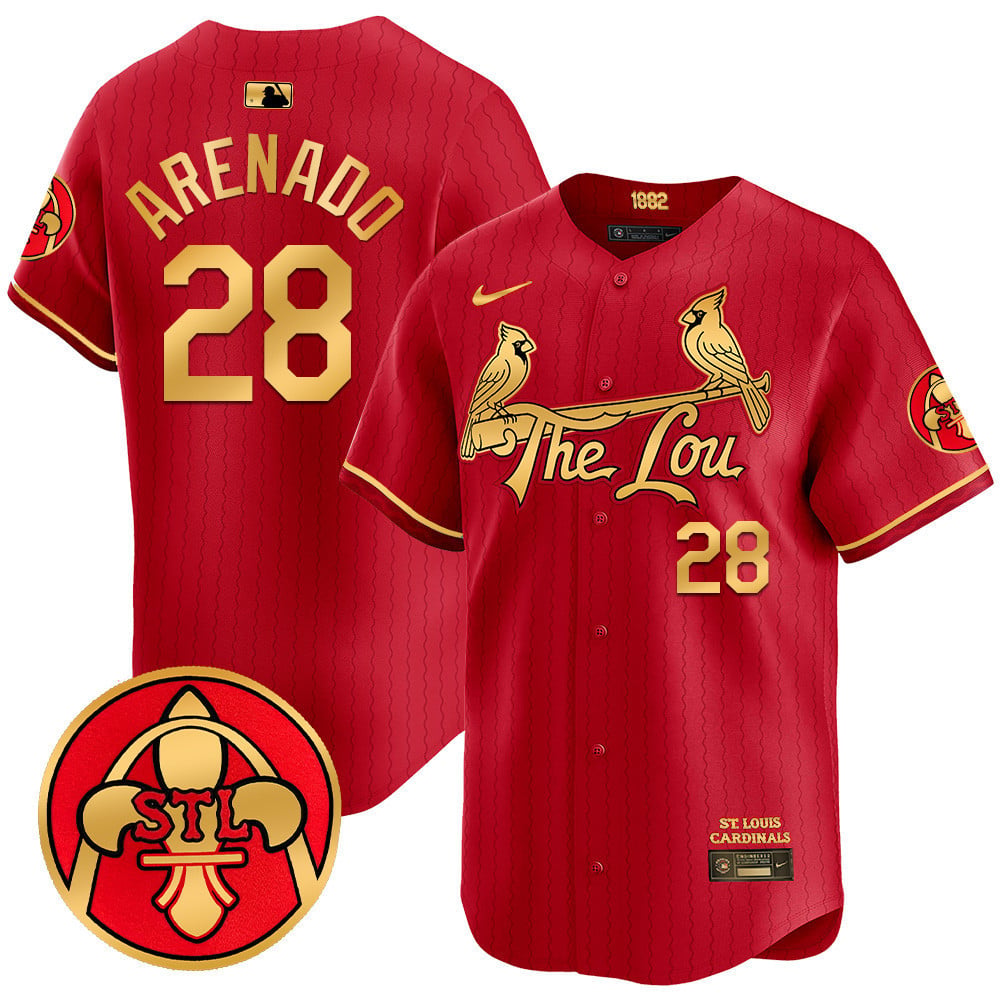 Men's St. Louis Cardinals 2024 City Connect Vapor Premier Limited Jersey V2 - All Stitched
